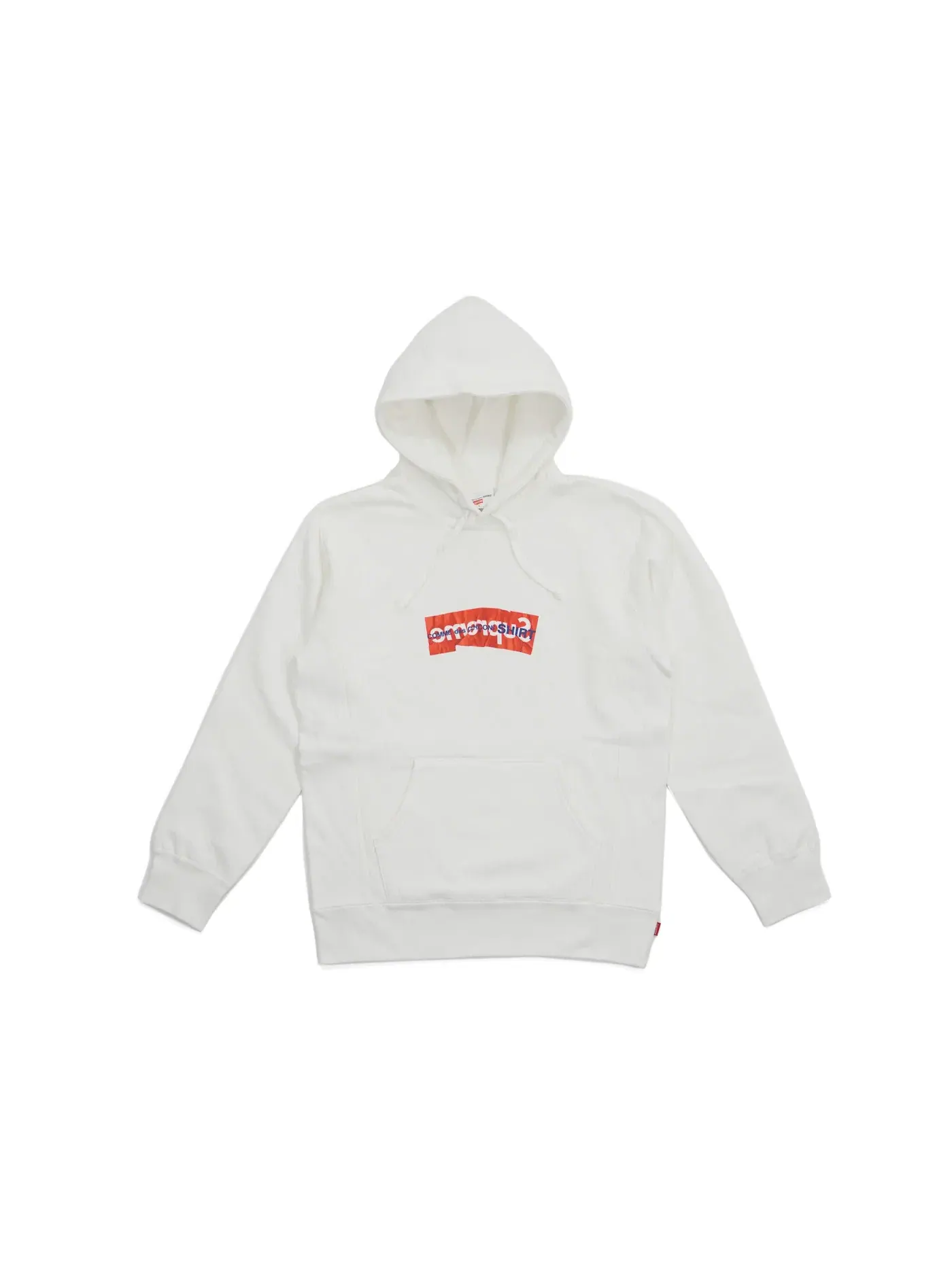 Мужской худи с принтом Box Logo Supreme Comme Des Garcons SHIRT — изображение 1 из 1, белый