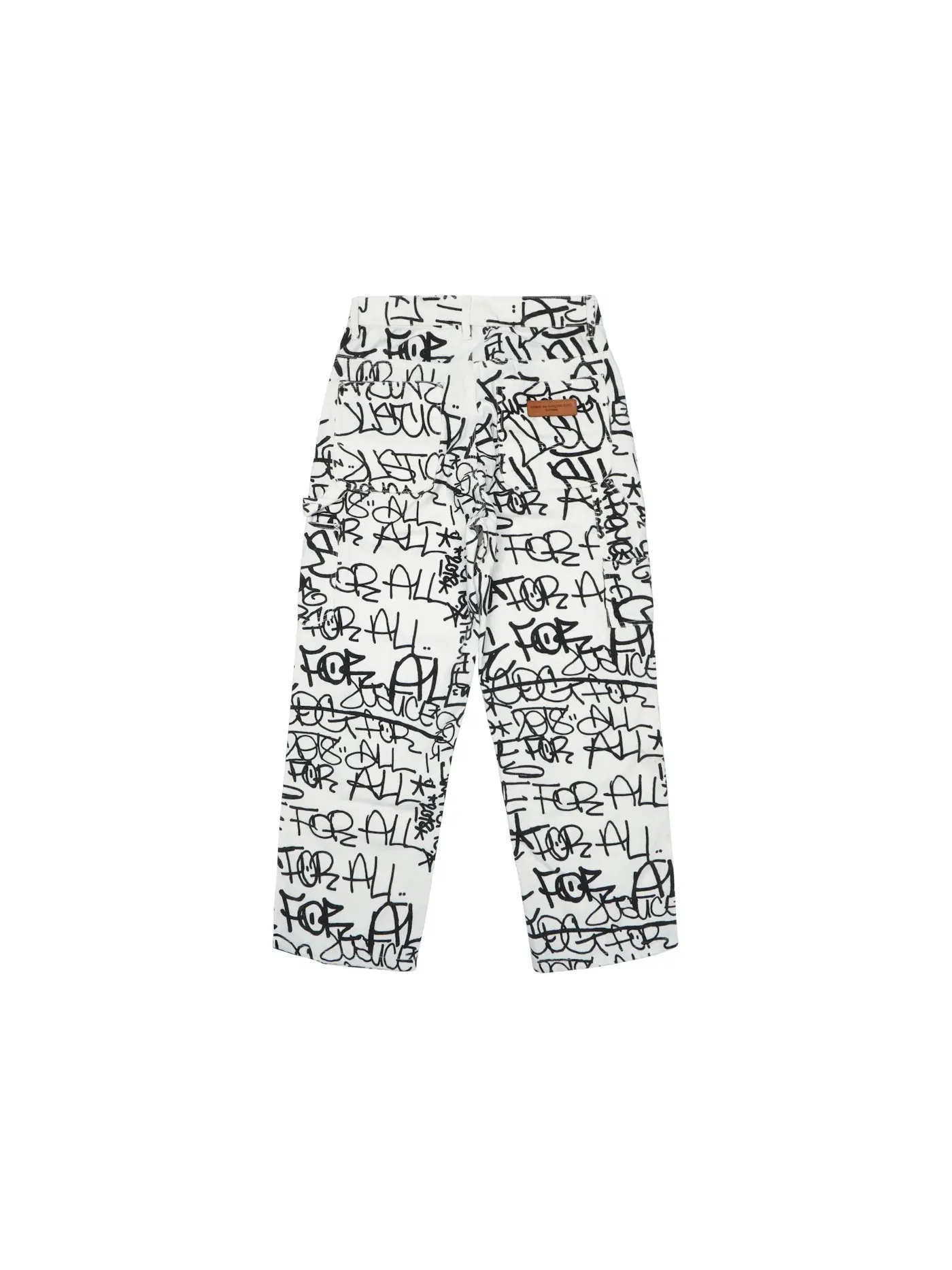 Мужские брюки-пайнтер из канваса Comme des Garçons SHIRT Supreme — изображение 2 из 2, белый