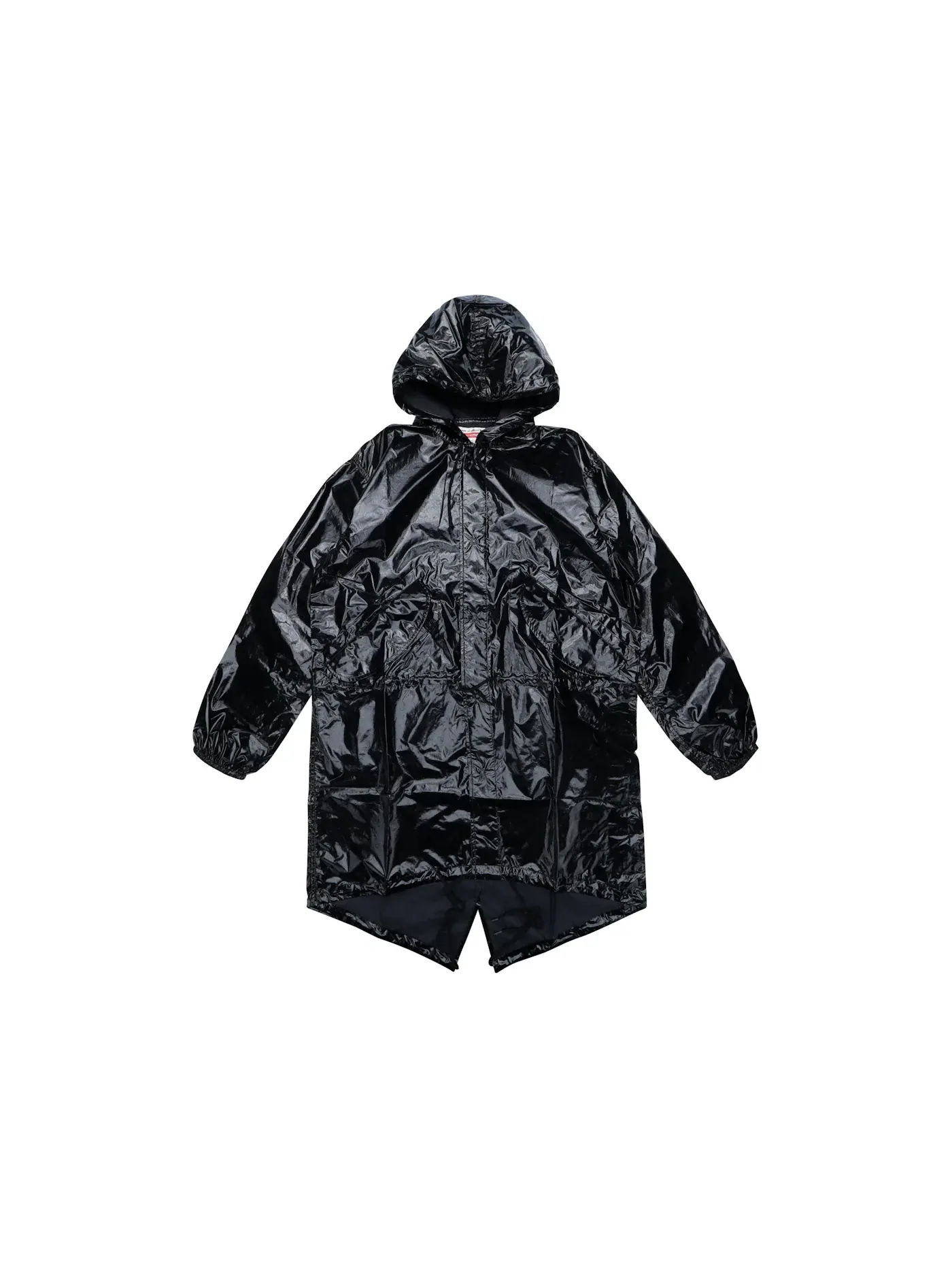 Мужское пальто-рыболов с длинным рукавом Parka Supreme — изображение 1 из 1, черный