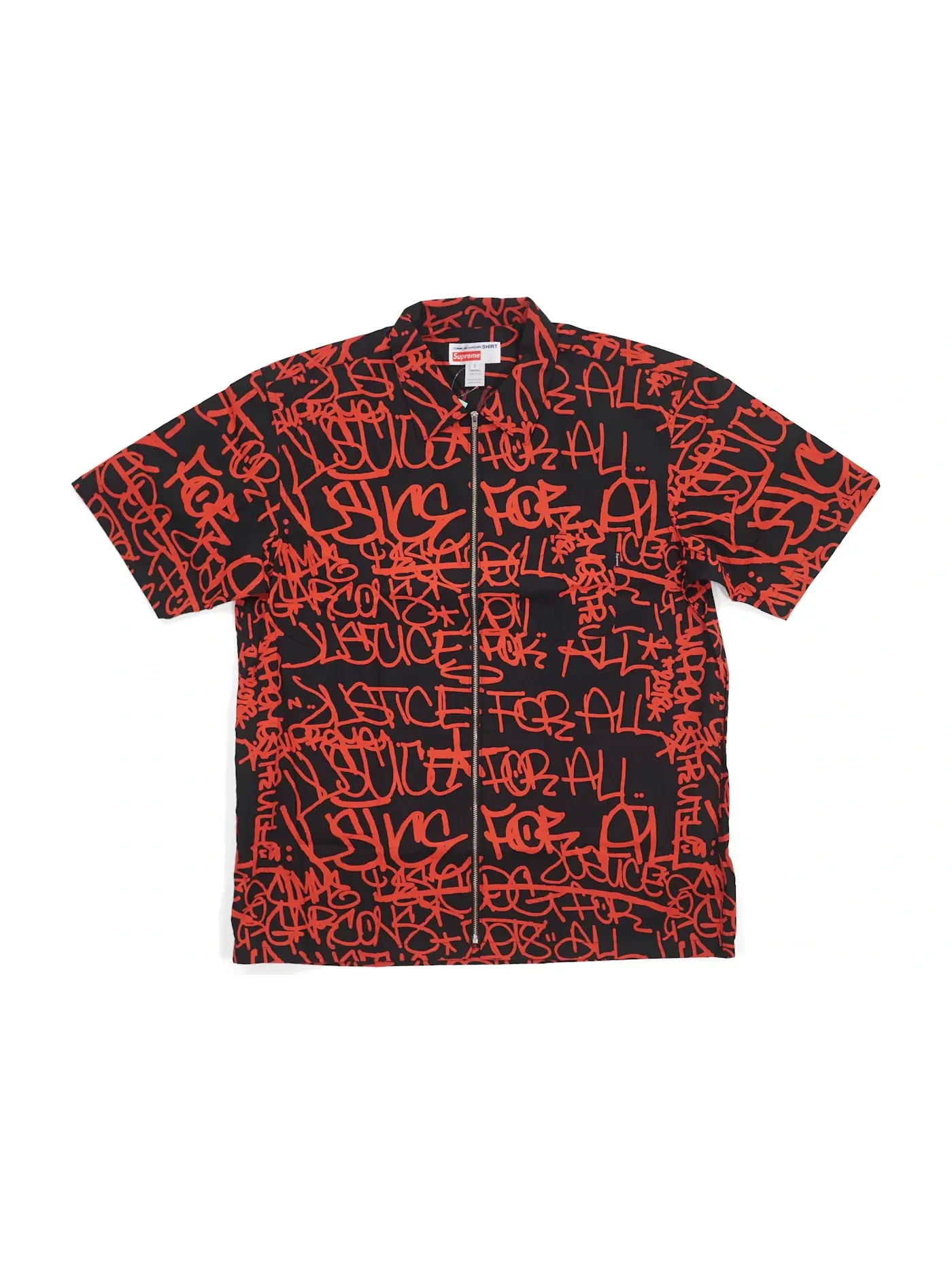 Мужская футболка с принтом Supreme Comme des Garcons SHIRT — изображение 1 из 2, черный