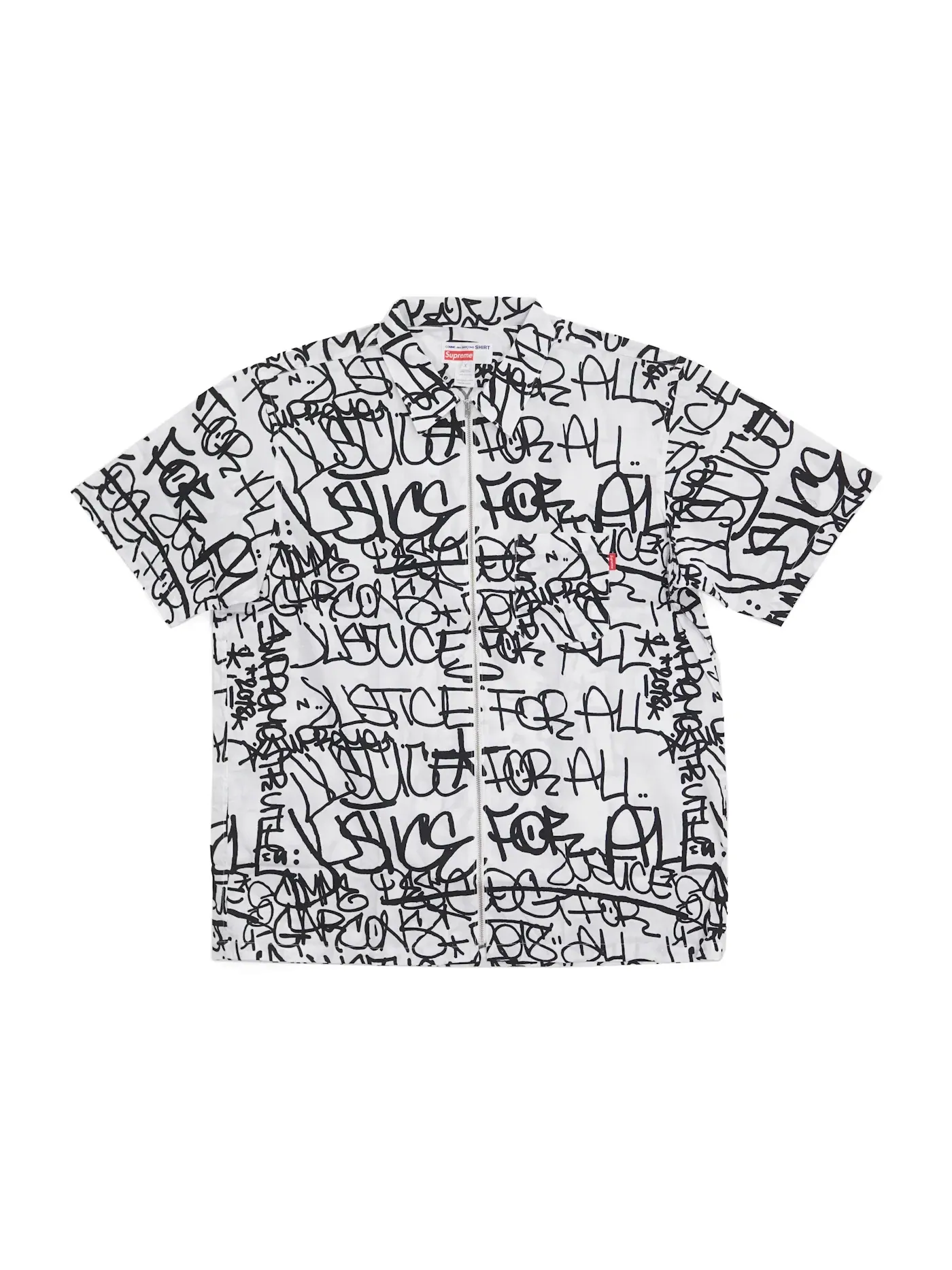 Мужская футболка с принтом Comme des Garcons SHIRT Supreme — изображение 1 из 2, белый