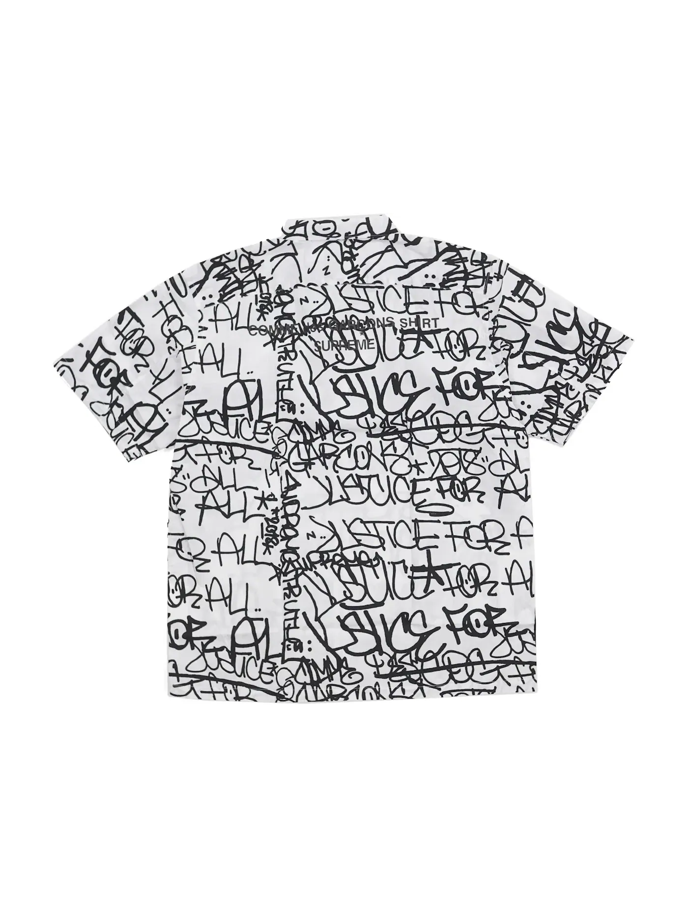 Мужская футболка с принтом Comme des Garcons SHIRT Supreme — изображение 2 из 2, белый