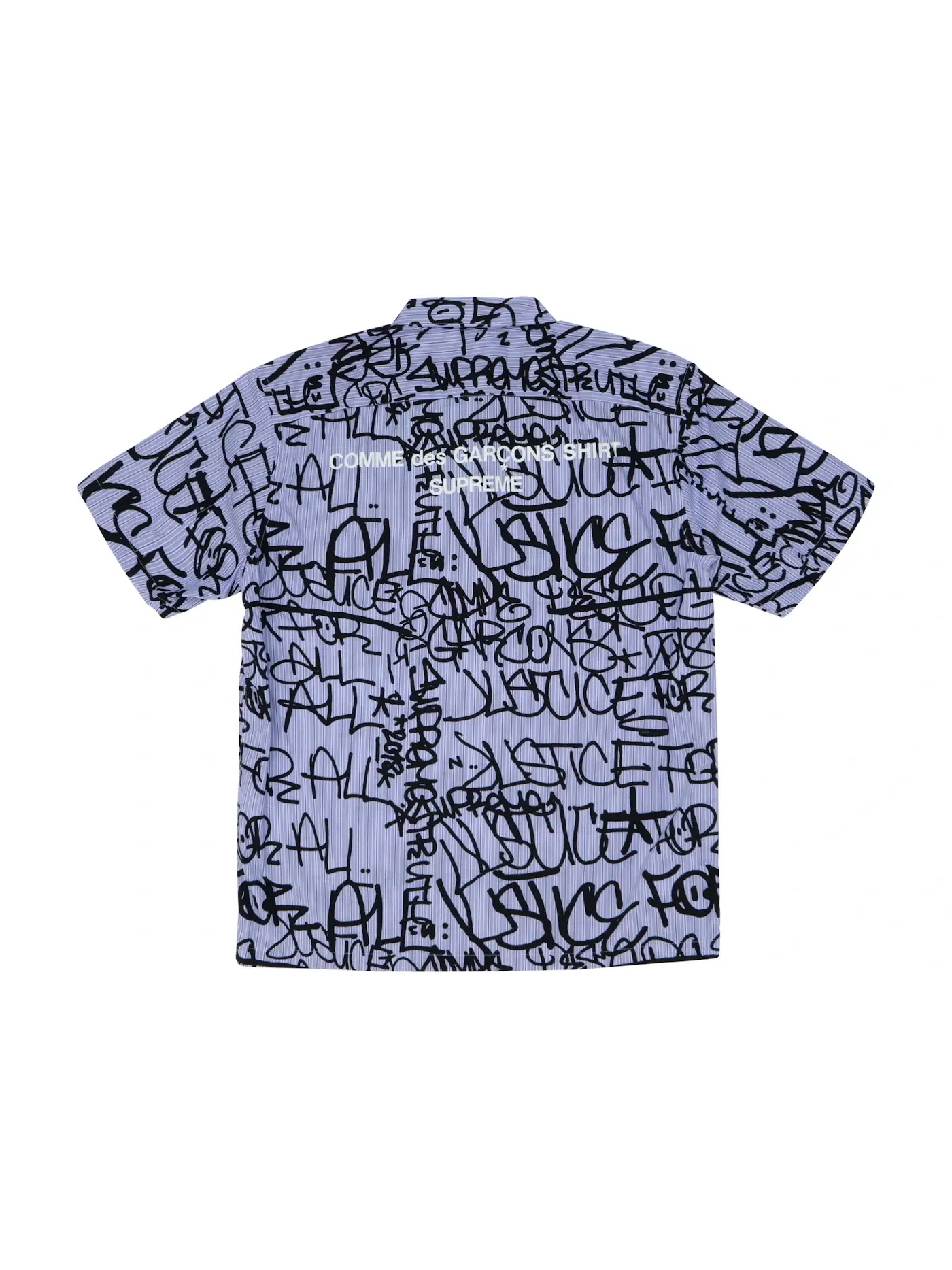 Мужская рубашка с принтом Supreme Comme des Garcons SHIRT — изображение 2 из 2, синий
