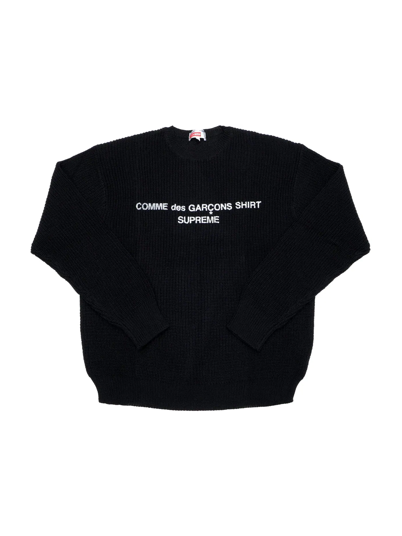 Мужской свитер с принтом Supreme Comme des Garcons SHIRT Sweater