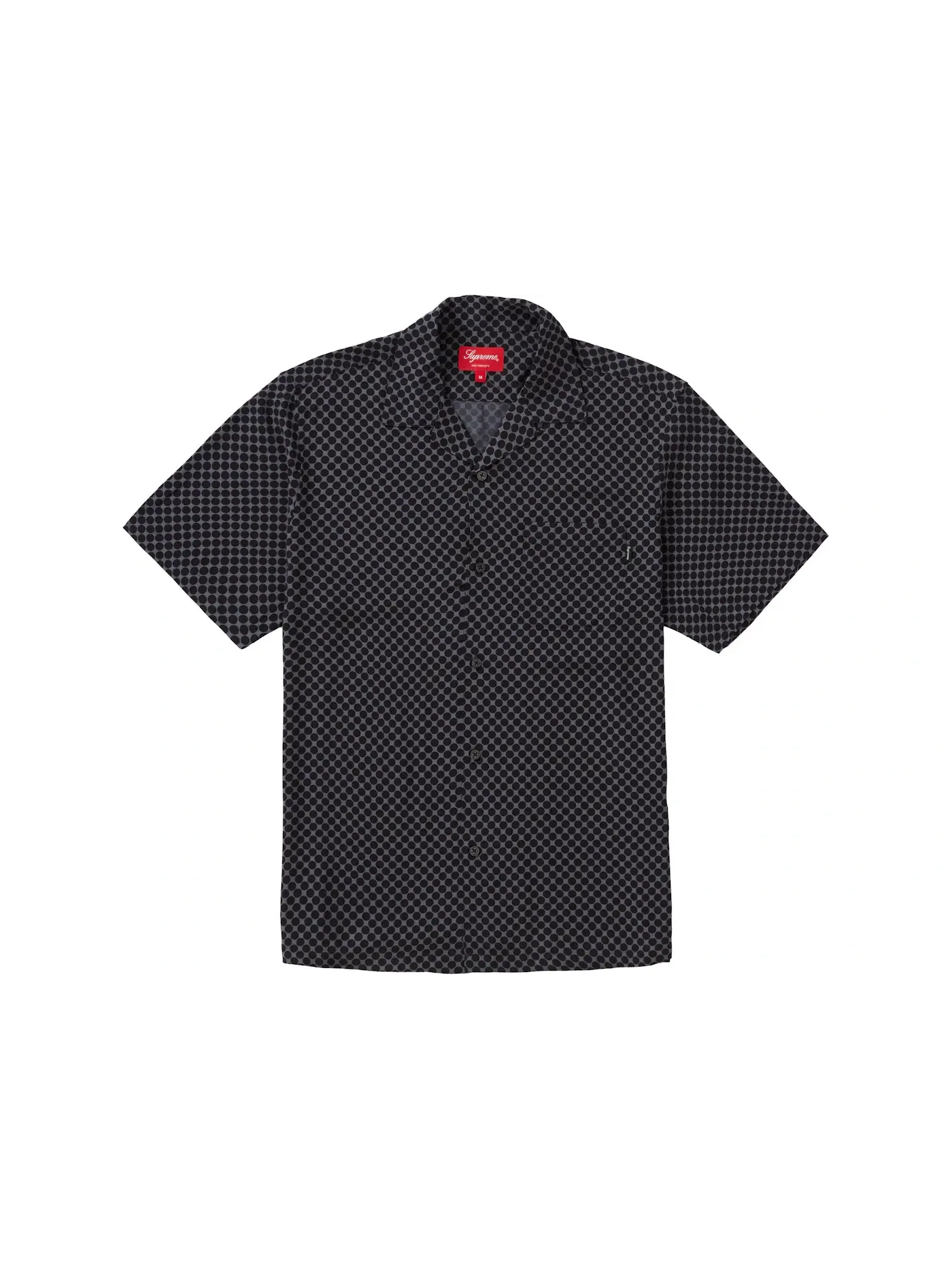 Мужская рубашка с коротким рукавом Rayon S/S Shirt Supreme — изображение 1 из 1, черный