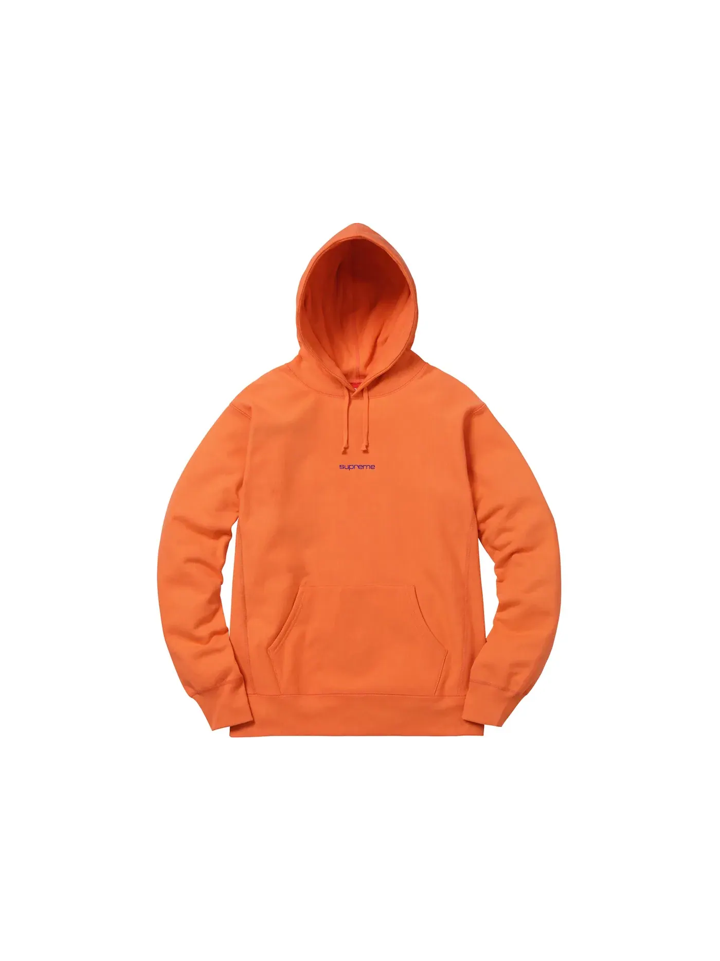 Мужской худи с принтом Supreme Compact Logo Hoodie — изображение 1 из 1, яркий оранжевый