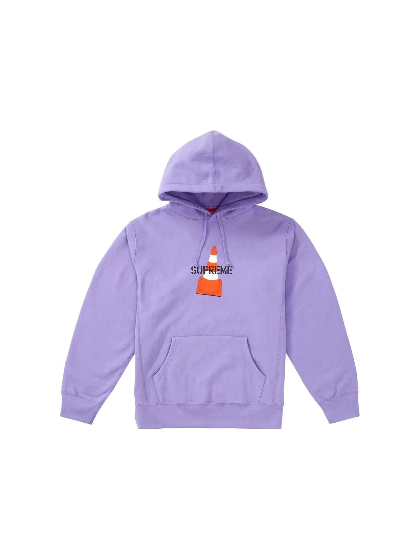 Мужской свитшот с капюшоном Supreme Hooded Sweatshirt — изображение 1 из 1, фиолетовый