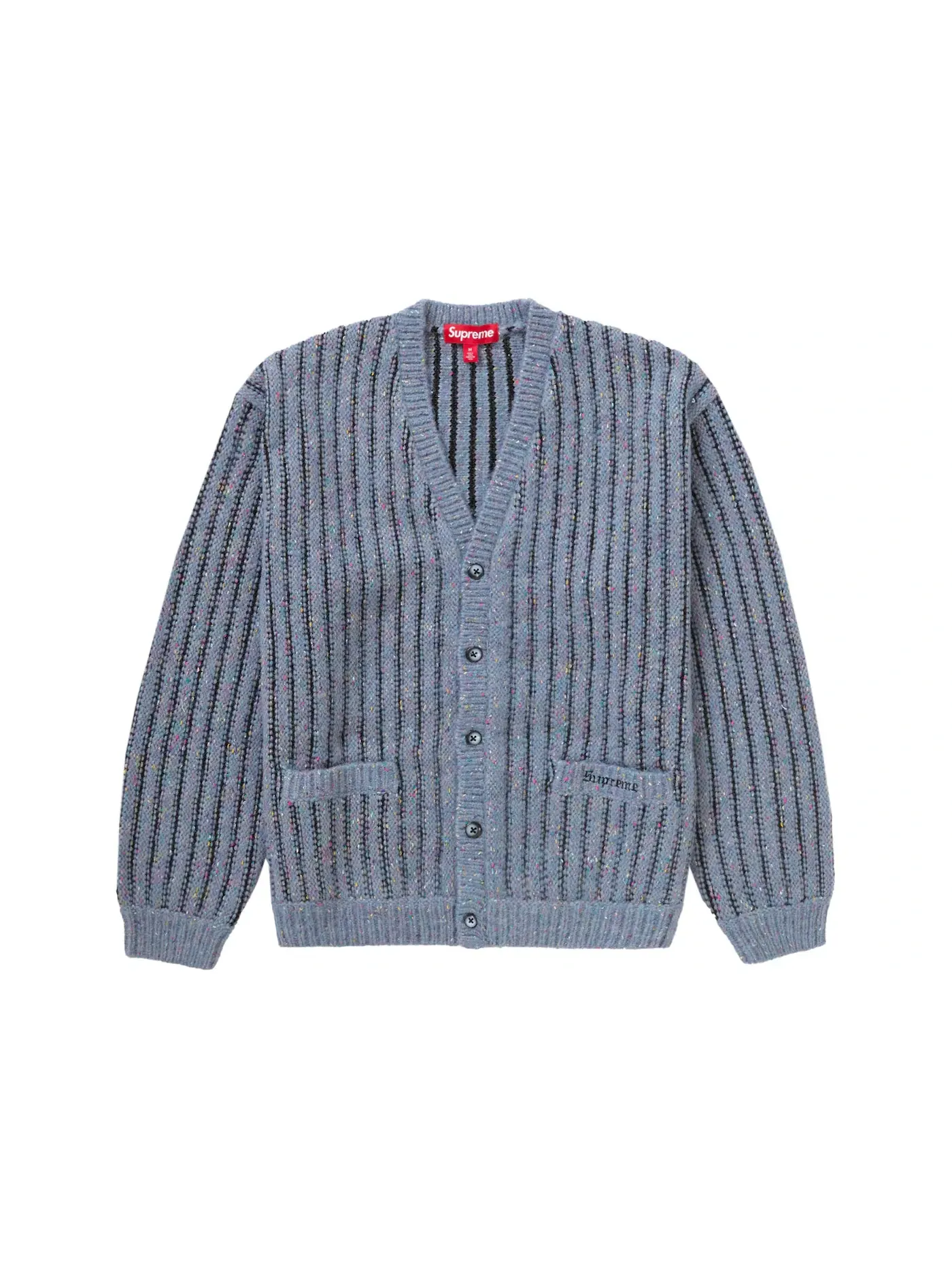 Мужской кардиган с принтом Supreme Cardigan — изображение 1 из 1, серый