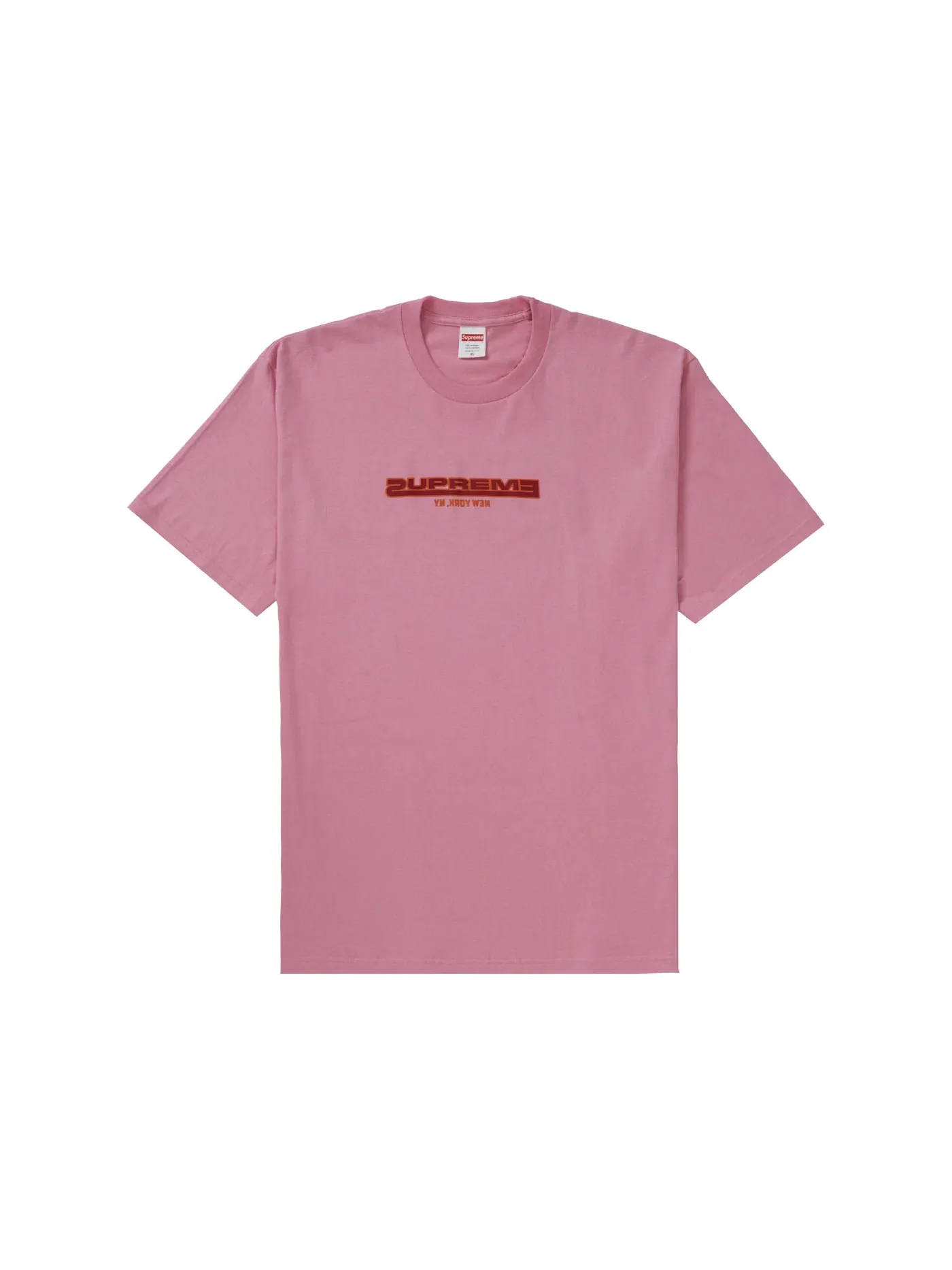 Мужская футболка с принтом Supreme Tee — изображение 1 из 1, розовый