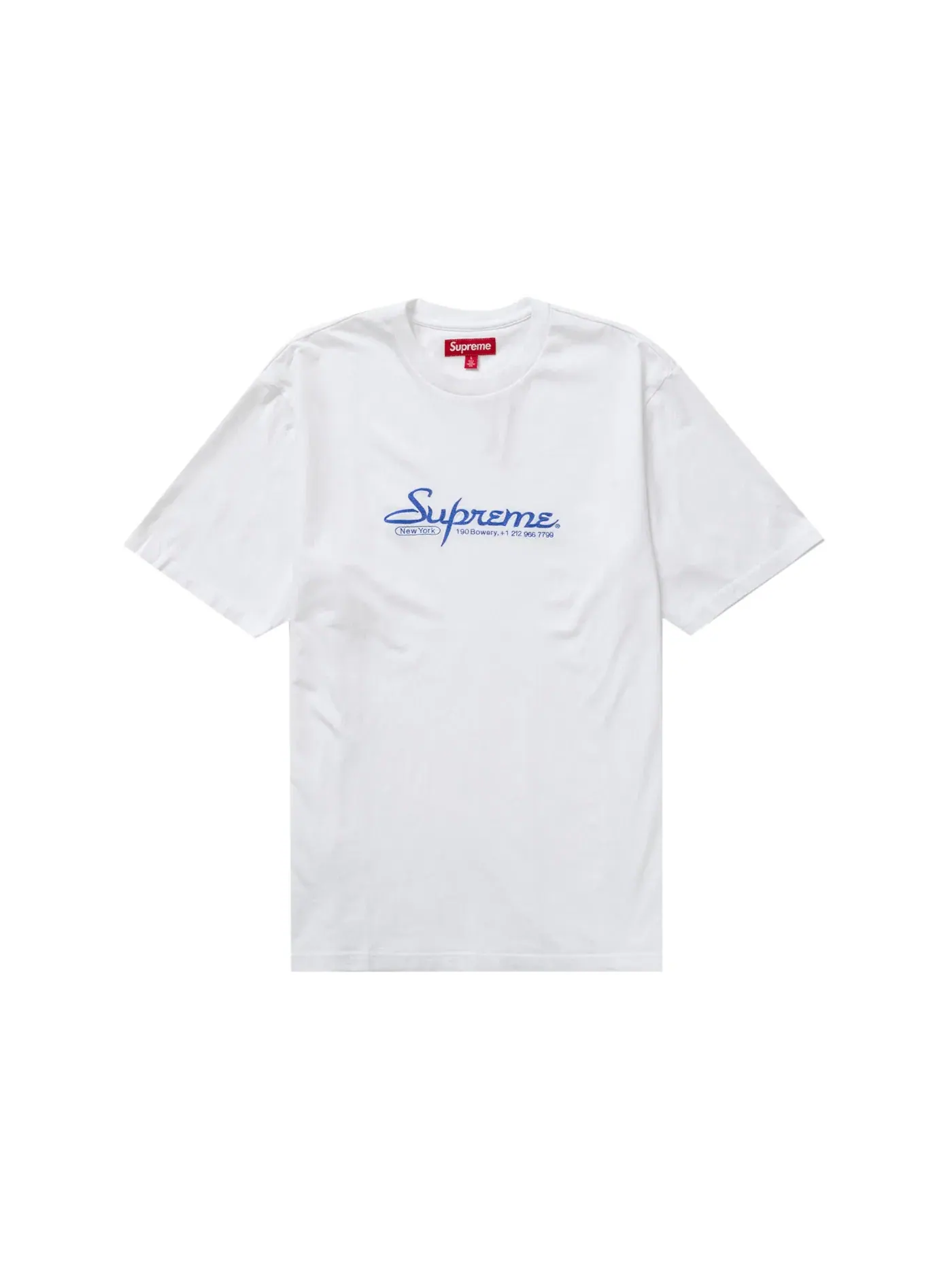 Мужская футболка Supreme Contact S/S Top — изображение 1 из 1, белый