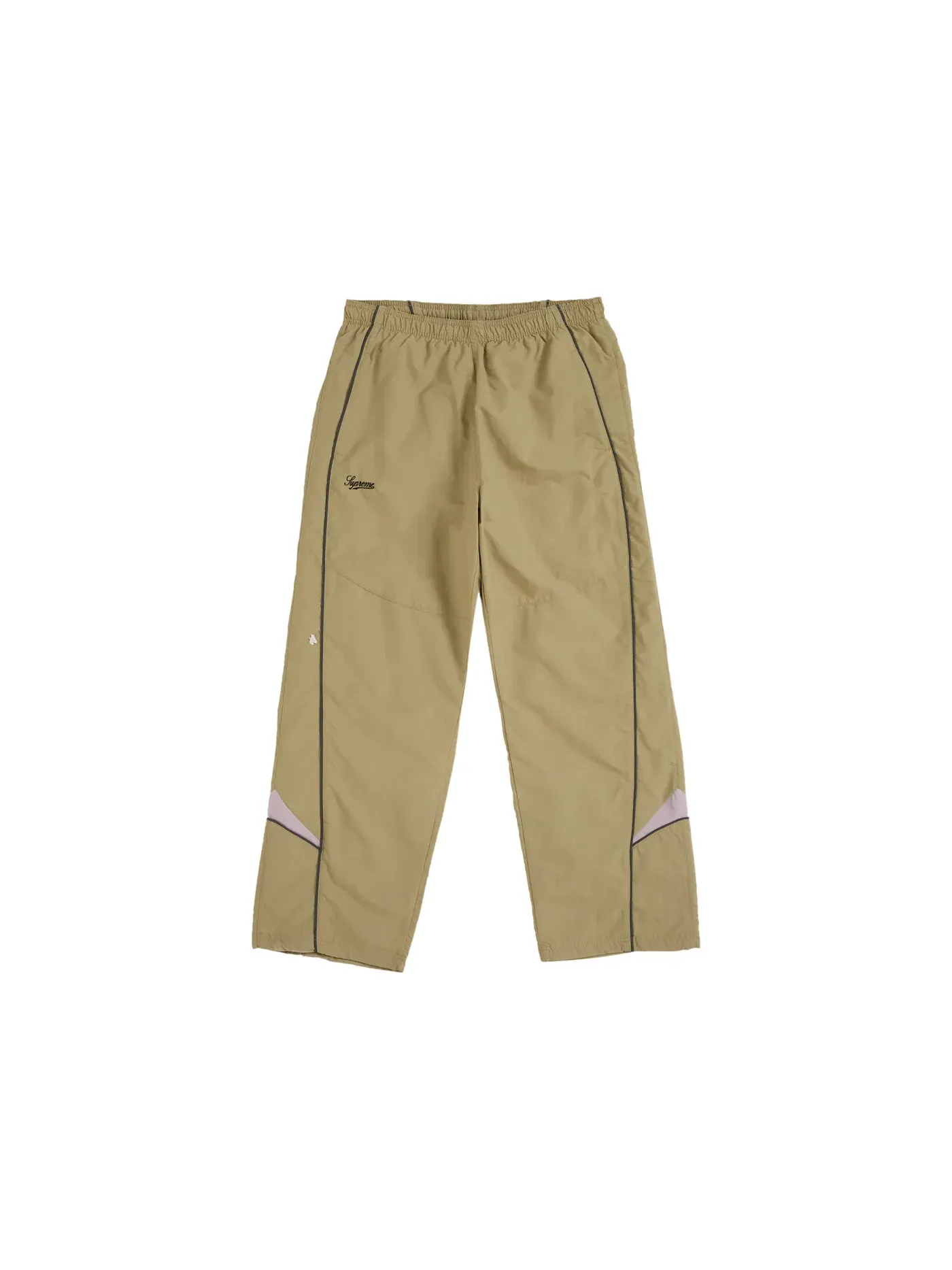 Мужские спортивные штаны с контрастными лампасами Tan Supreme — изображение 1 из 2