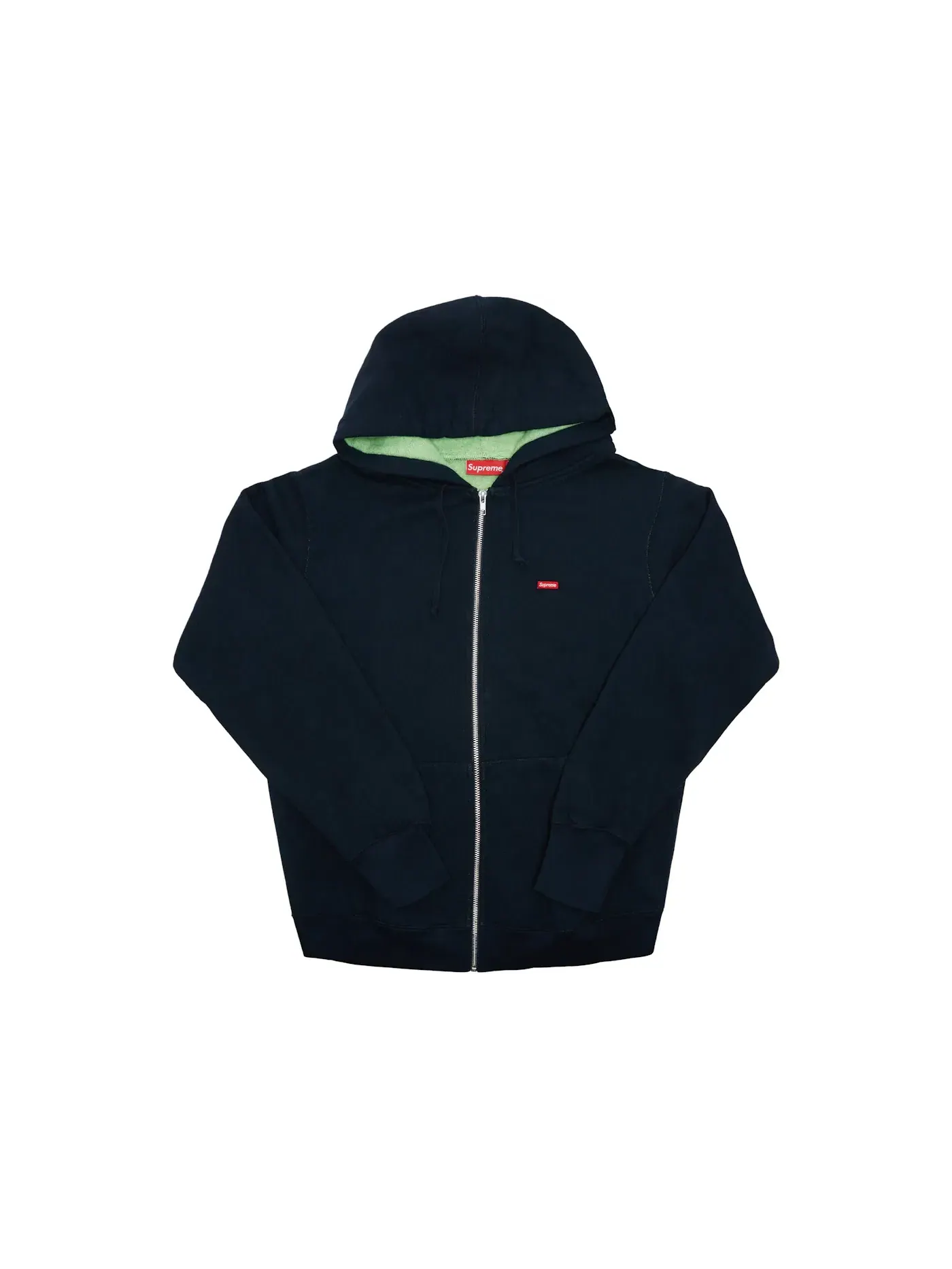 Мужская худи с контрастной молнией Supreme Sweatshirt — изображение 1 из 2, темно-синий