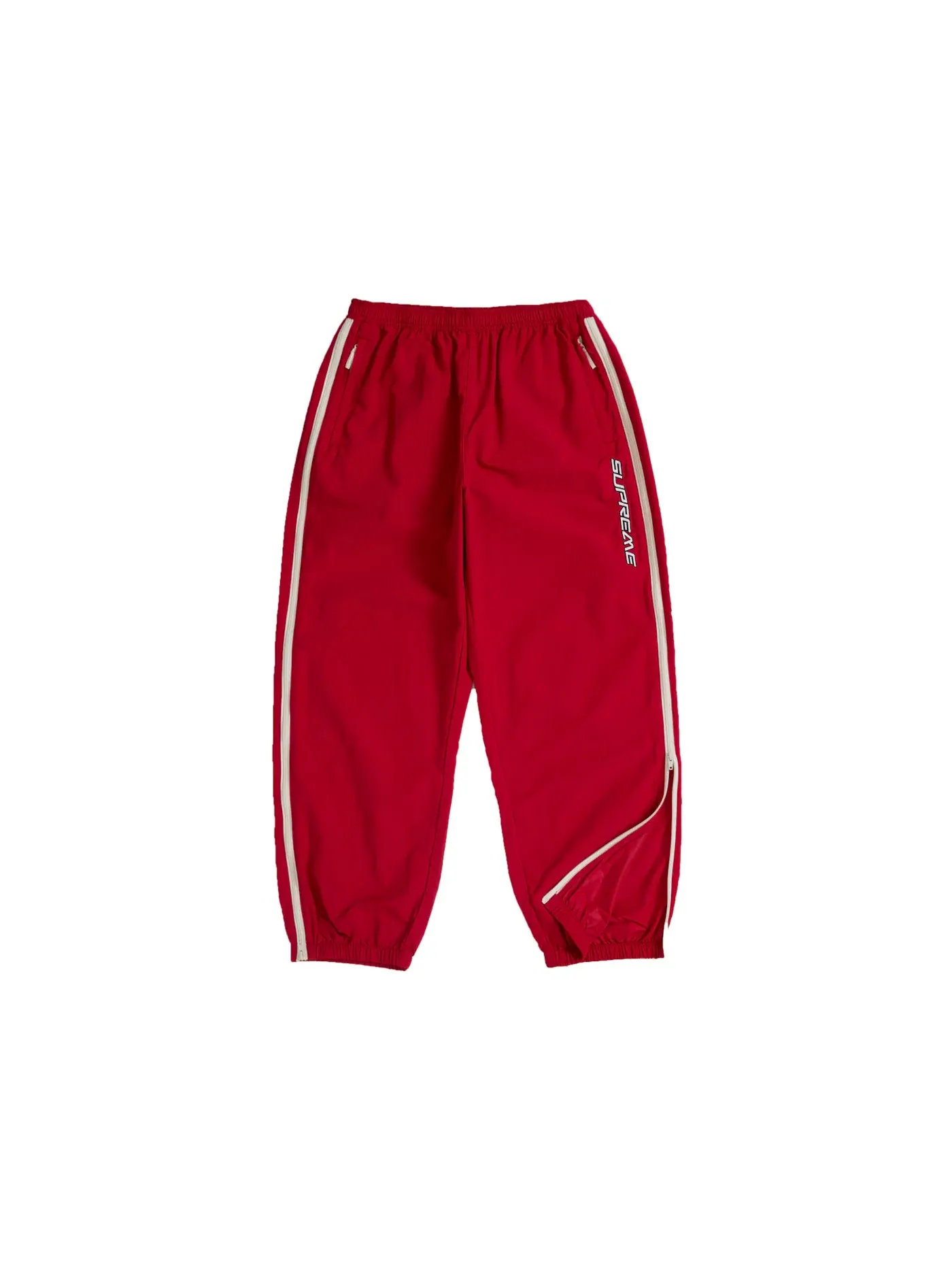Мужские спортивные штаны с контрастной молнией Pant Supreme — изображение 2 из 3, красный