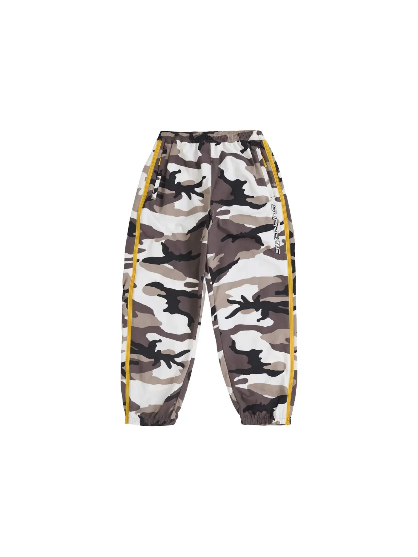 Мужские спортивные штаны с контрастной молнией Snow Camo Supreme — изображение 1 из 3, снежный камуфляж