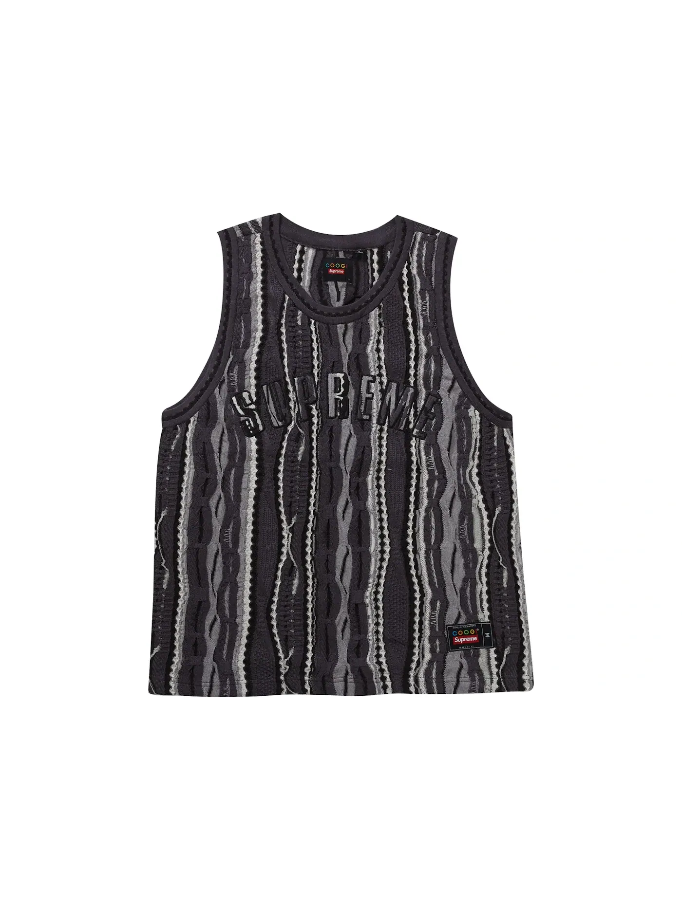Мужская баскетбольная джерси с принтом Supreme Coogi Black — изображение 1 из 2