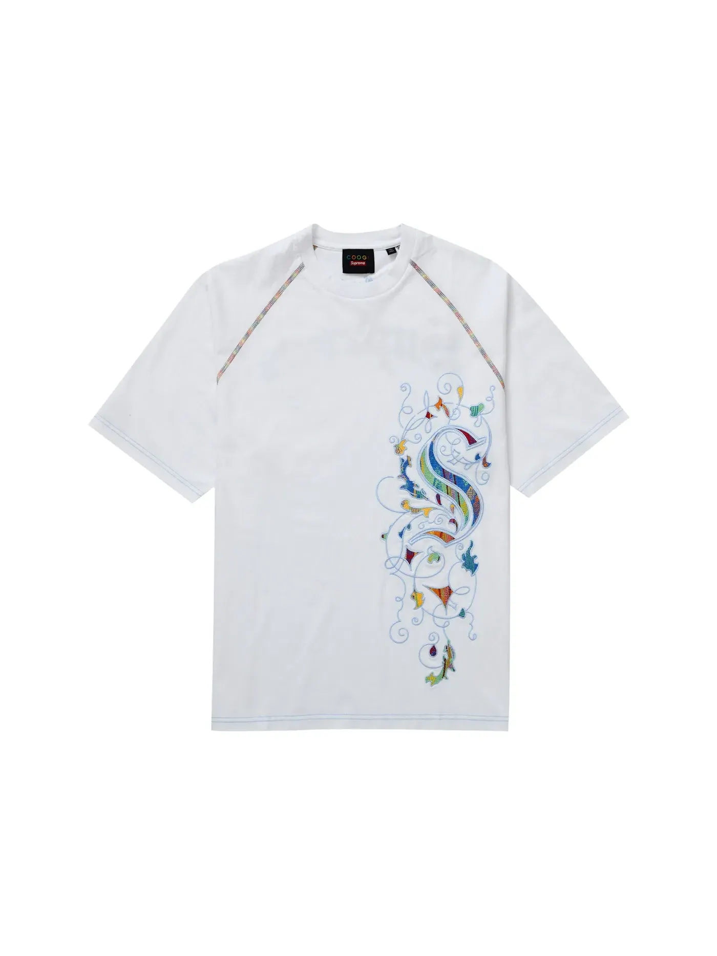 Мужская футболка с принтом Supreme Coogi Top — изображение 1 из 2, белый