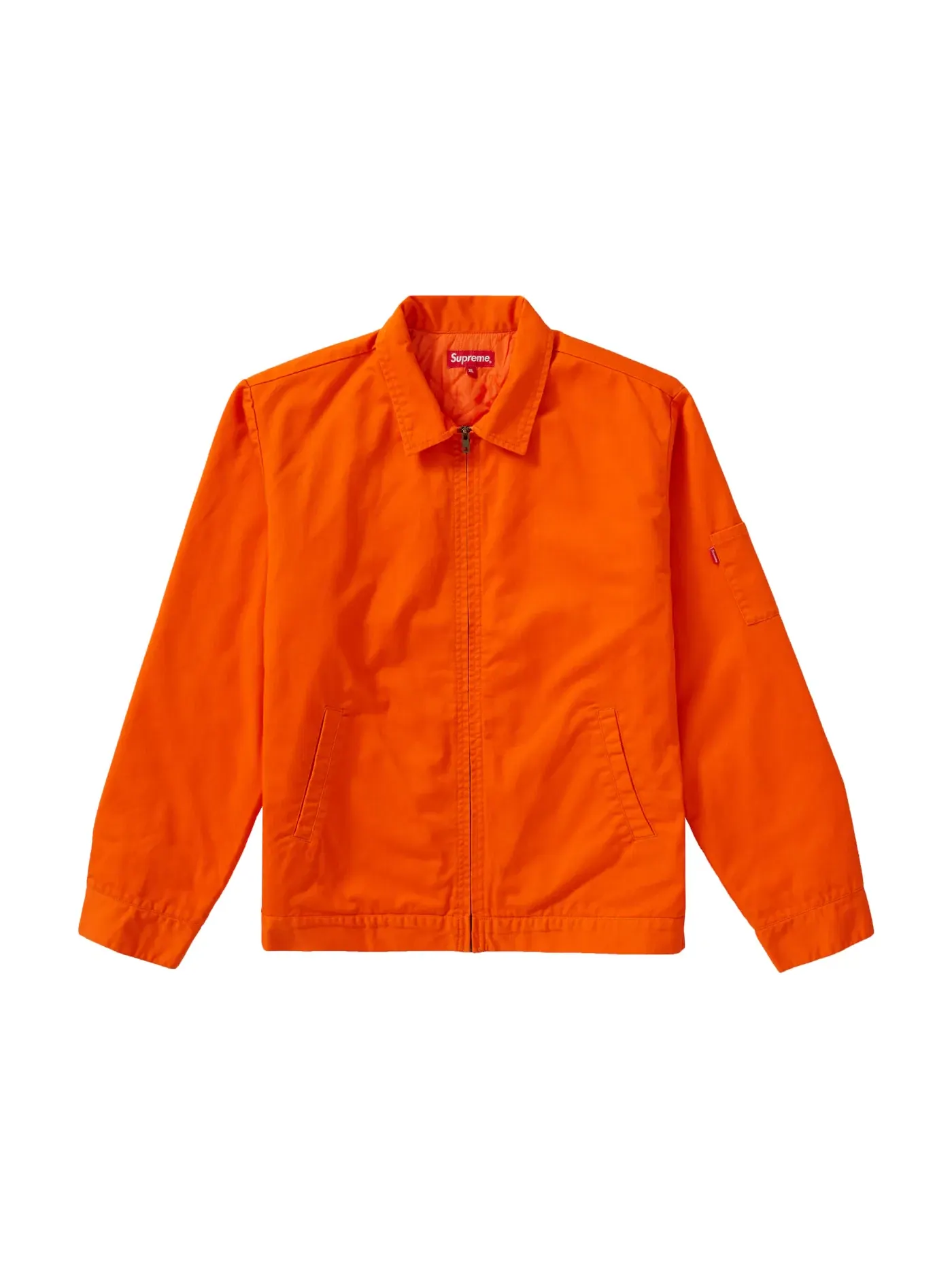 Мужская куртка с вышивкой Supreme Cop Car Jacket — изображение 1 из 3, оранжевый