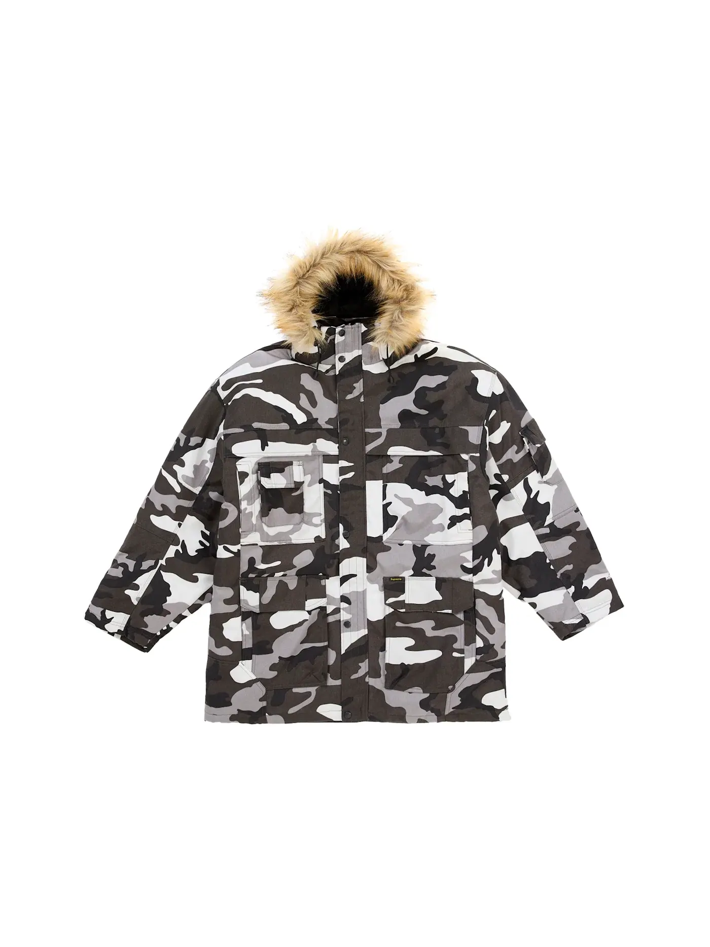 Мужское пальто Cordura Snorkel Coat Supreme — изображение 1 из 4, снежный камуфляж
