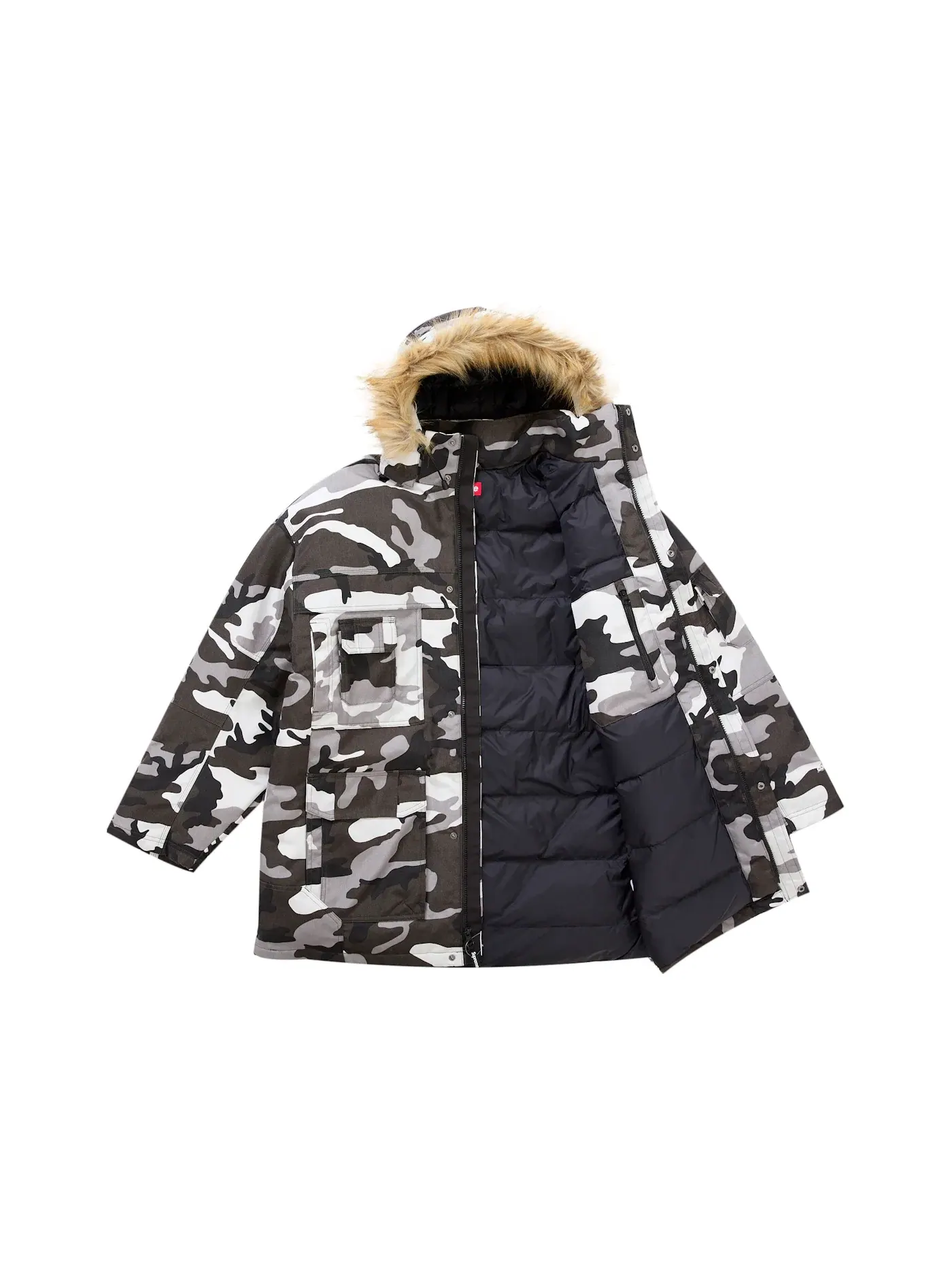 Мужское пальто Cordura Snorkel Coat Supreme — изображение 2 из 4, снежный камуфляж