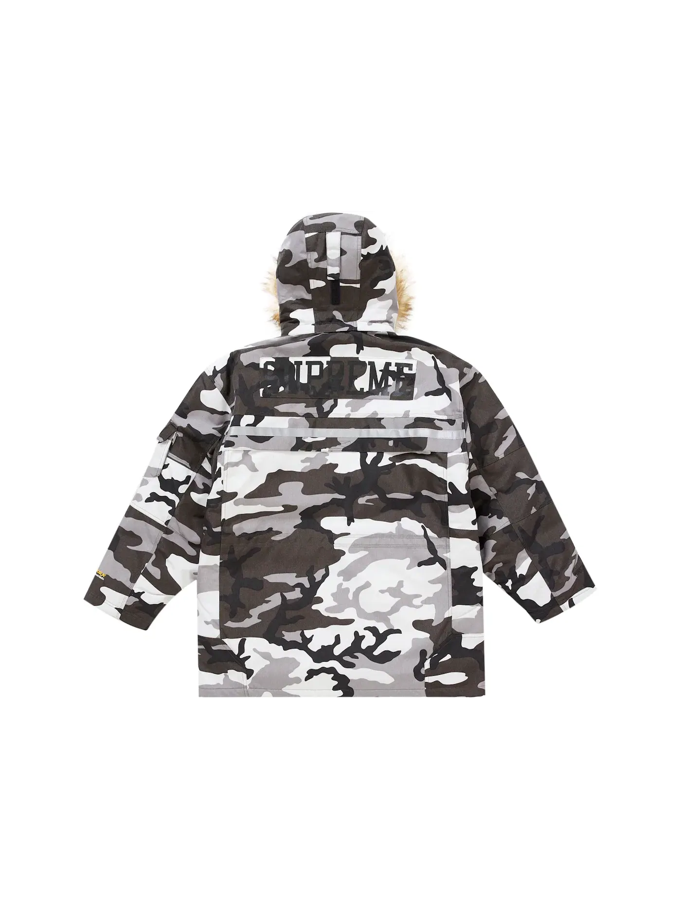 Мужское пальто Cordura Snorkel Coat Supreme — изображение 4 из 4, снежный камуфляж