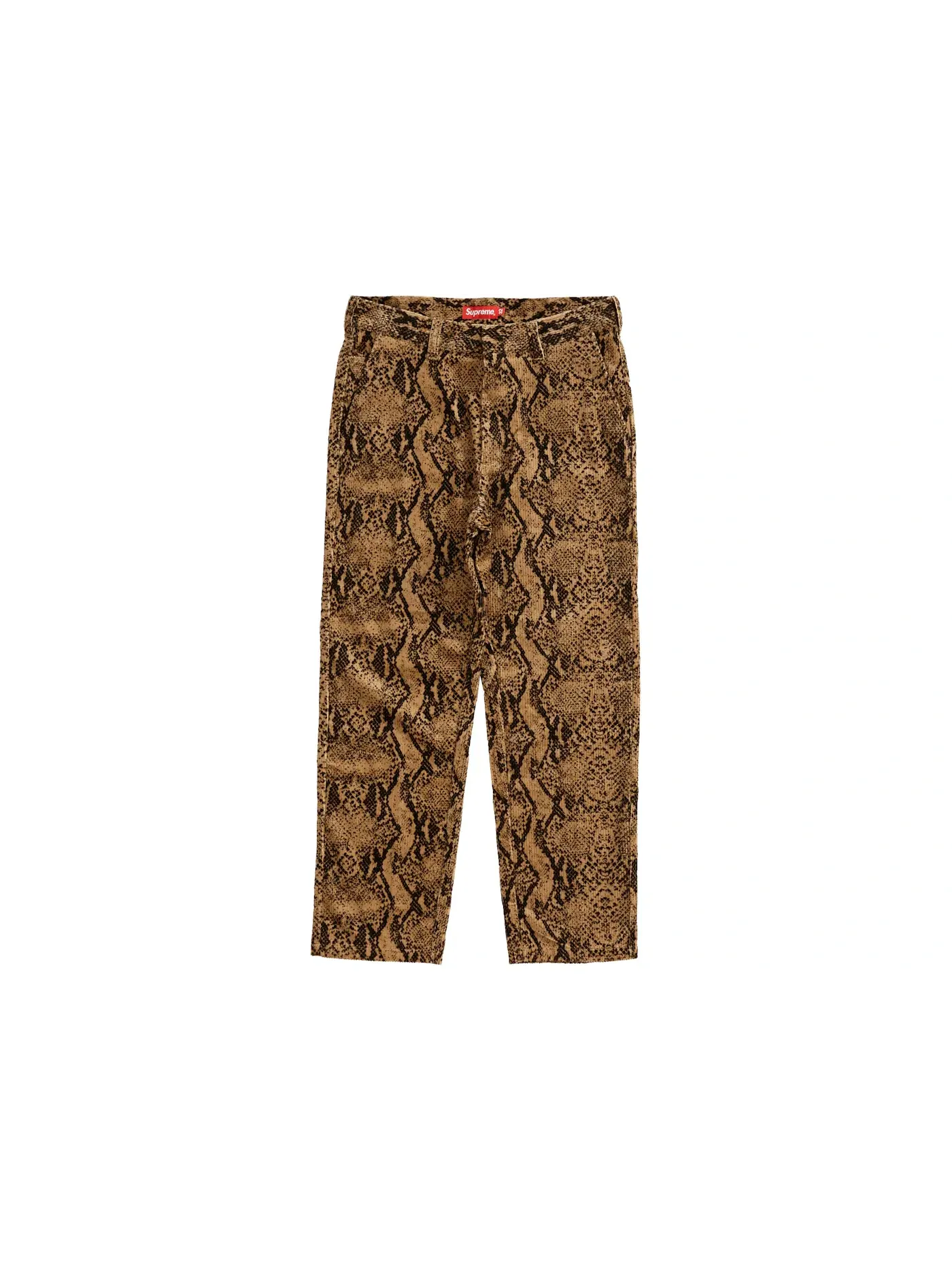 Мужские брюки из вельвета Supreme Corduroy Flight Pant, Snakeskin — изображение 1 из 3