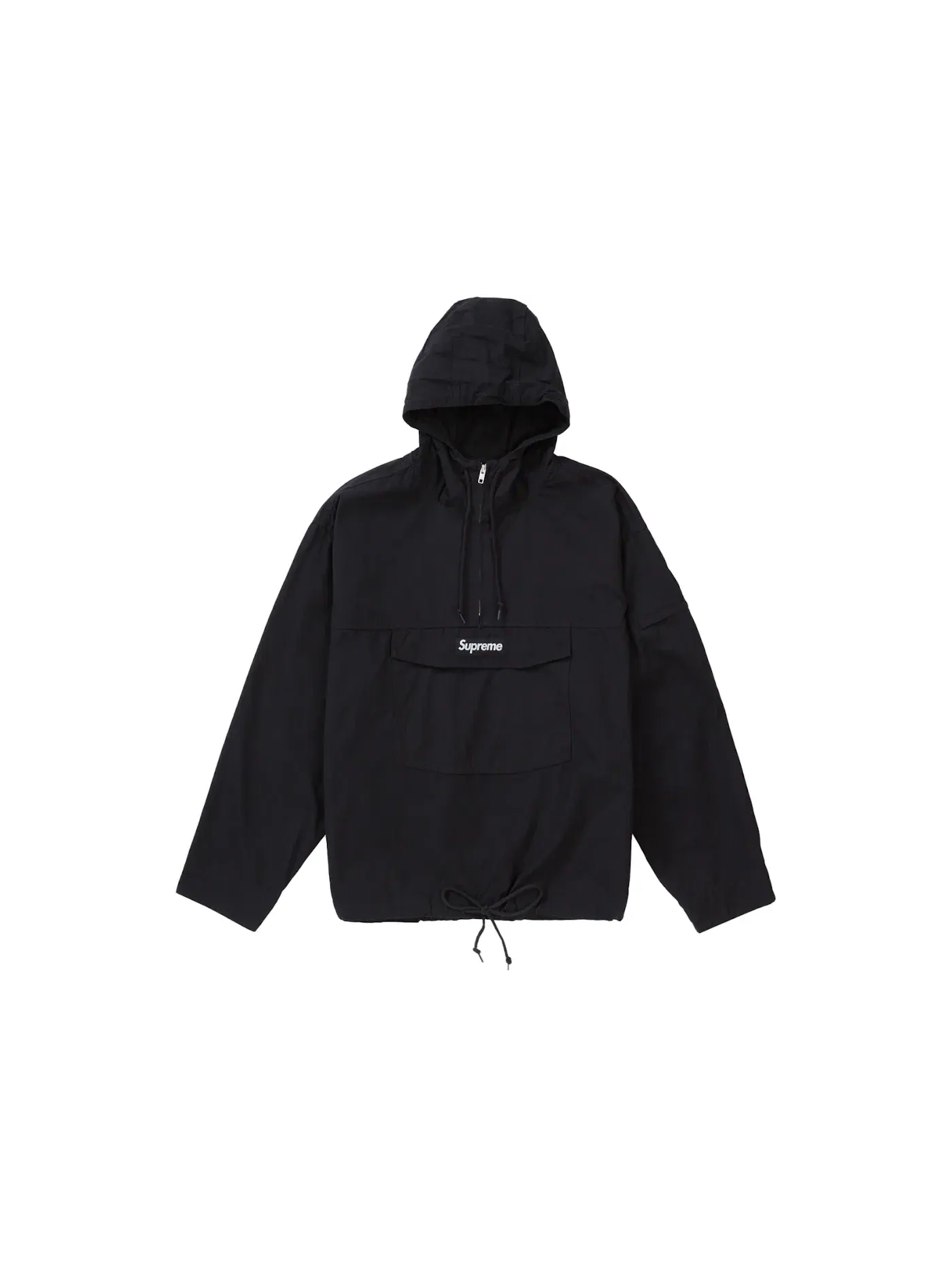 Мужская куртка-анорак хлопковая Supreme Anorak — изображение 1 из 2, черный