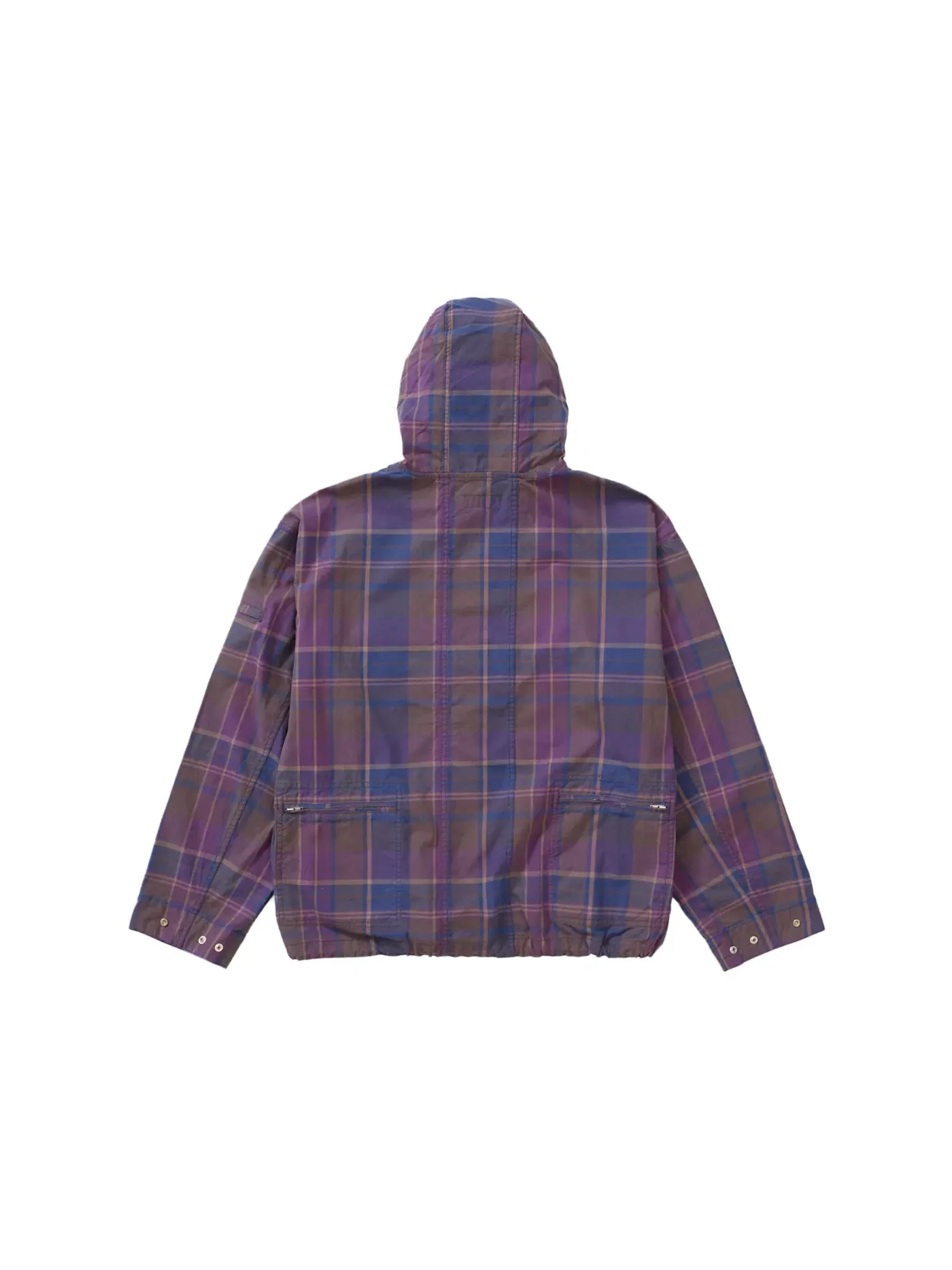 Мужская куртка-анорак с клетчатым принтом Supreme Anorak — изображение 2 из 2, клетчатый