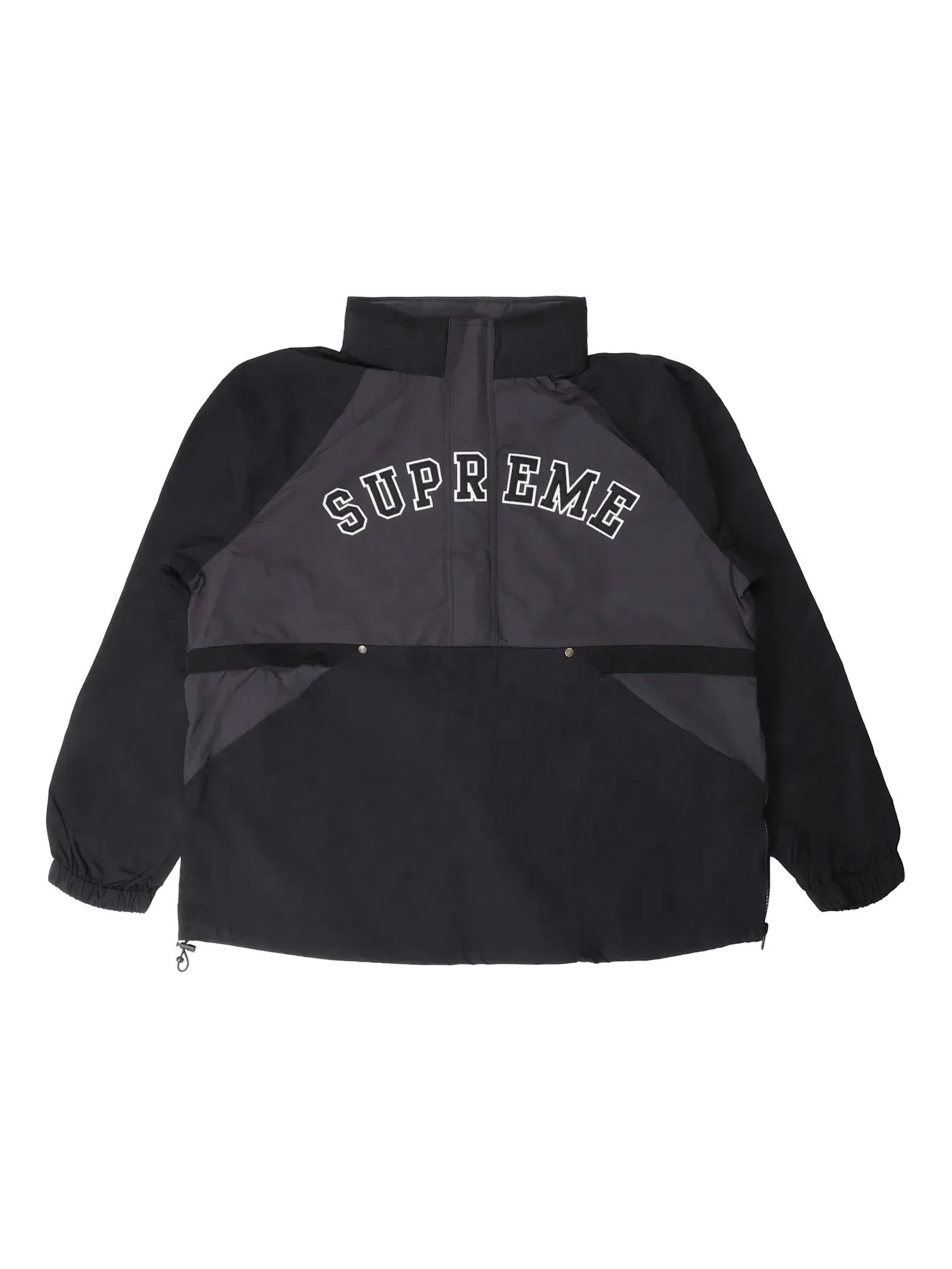 Мужская куртка-полузастежка с капюшоном Supreme Pullover — изображение 1 из 3, черный