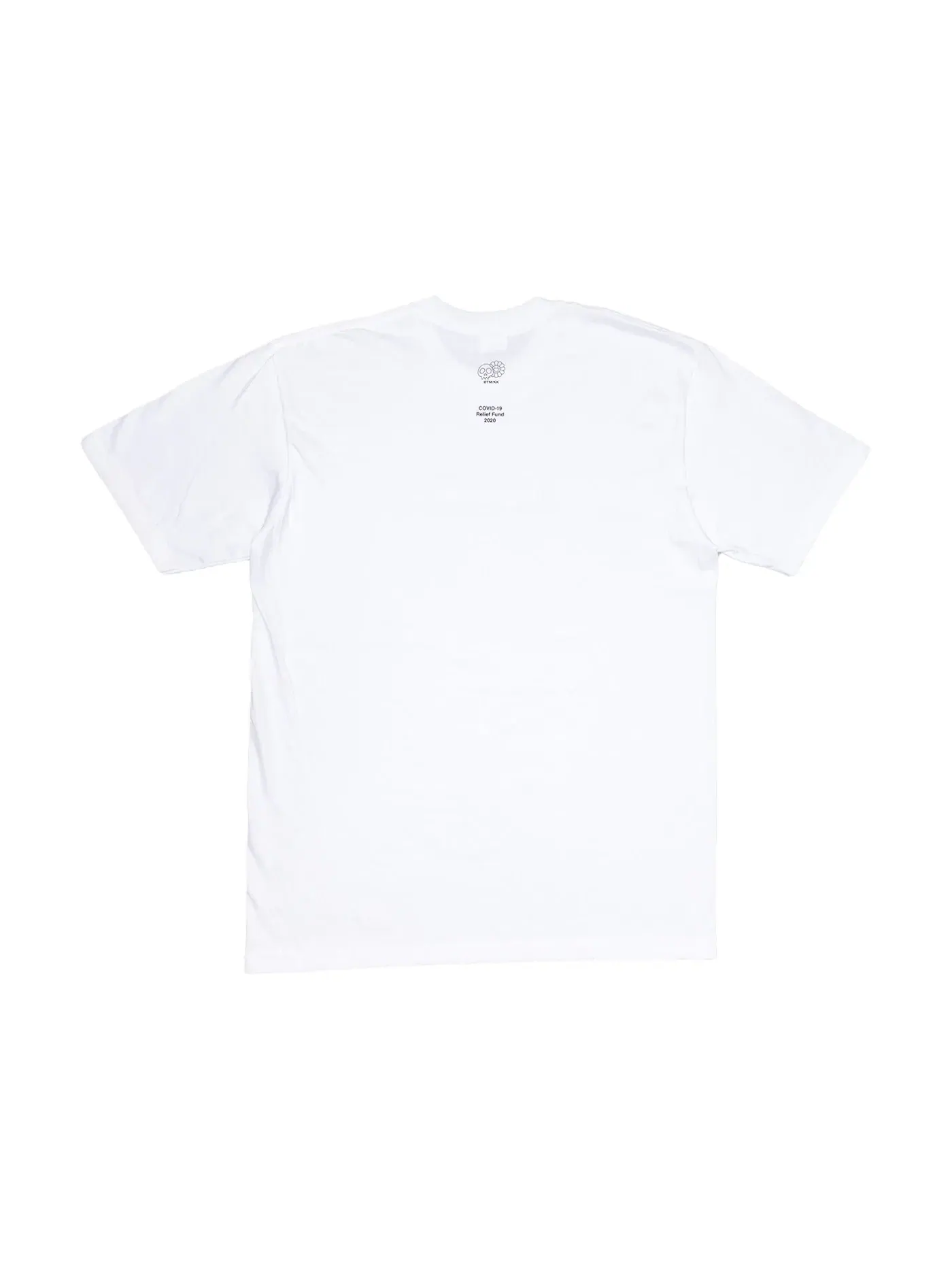 Мужская футболка с принтом Supreme Takashi Murakami COVID-19 Relief Box Logo Tee — изображение 2 из 2, белый