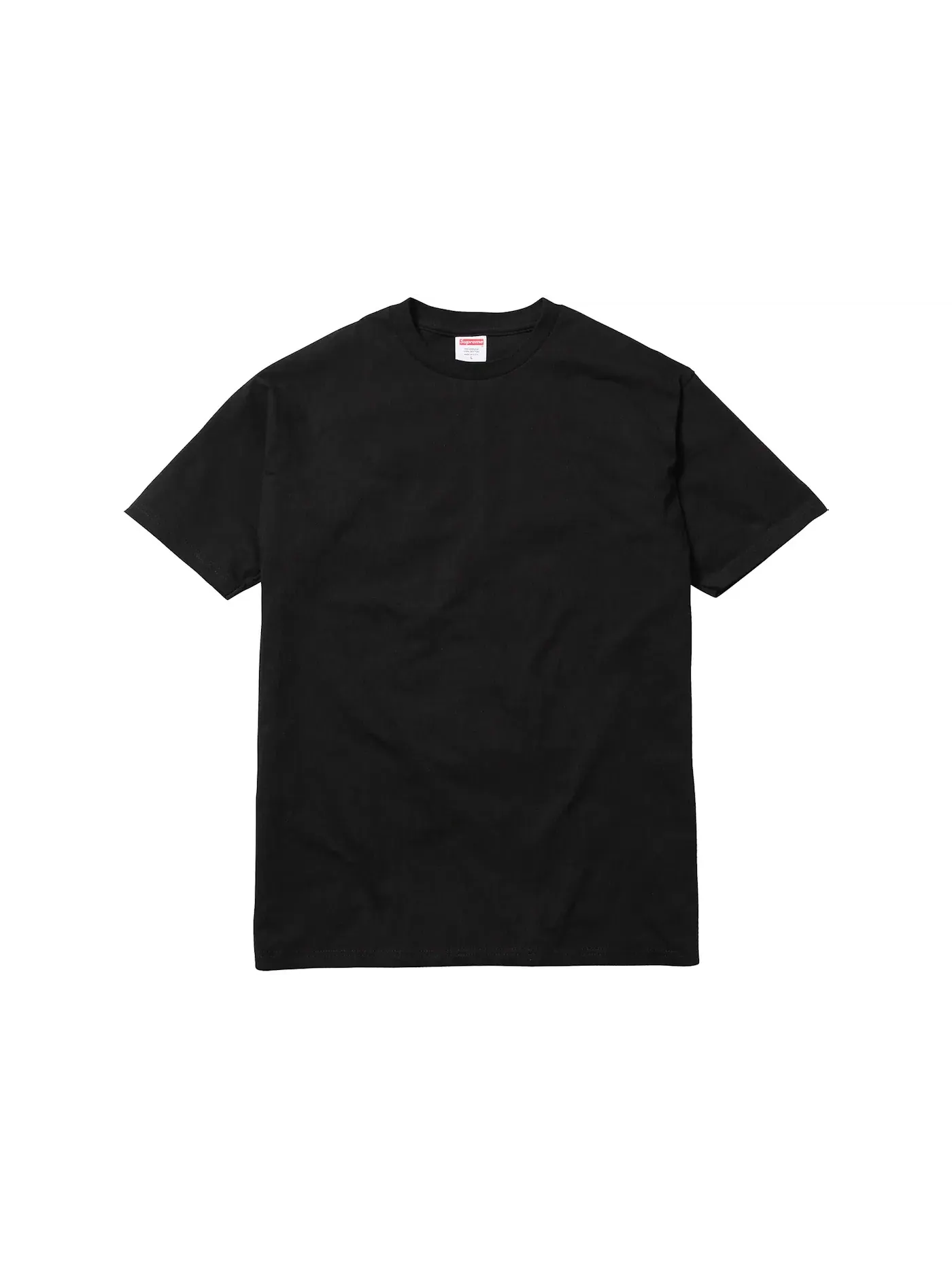 Мужская футболка с принтом Supreme Tee — изображение 2 из 2, черный