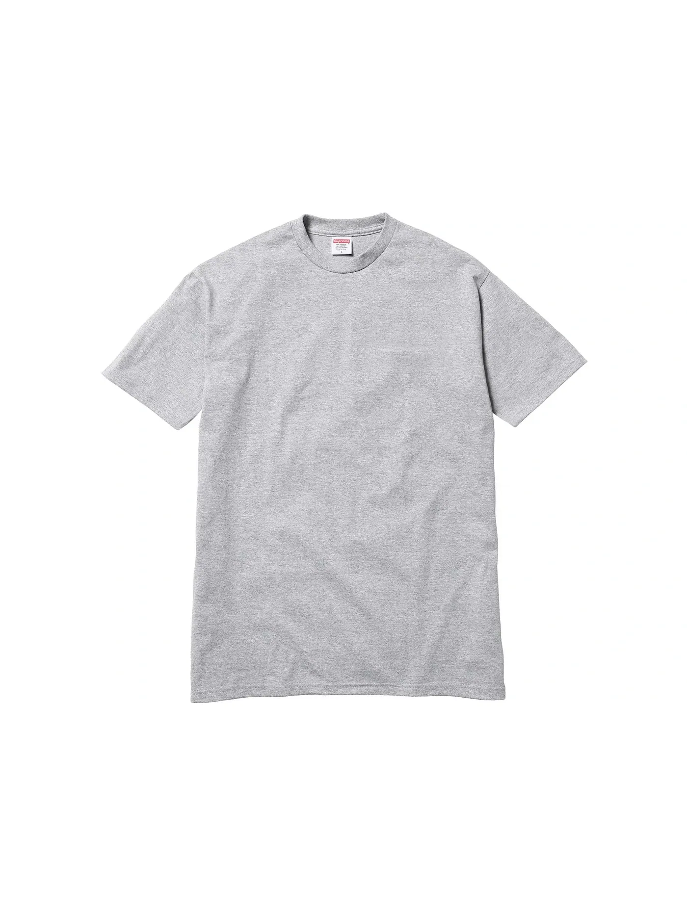 Мужская футболка с принтом Supreme Tee — изображение 2 из 2, серый
