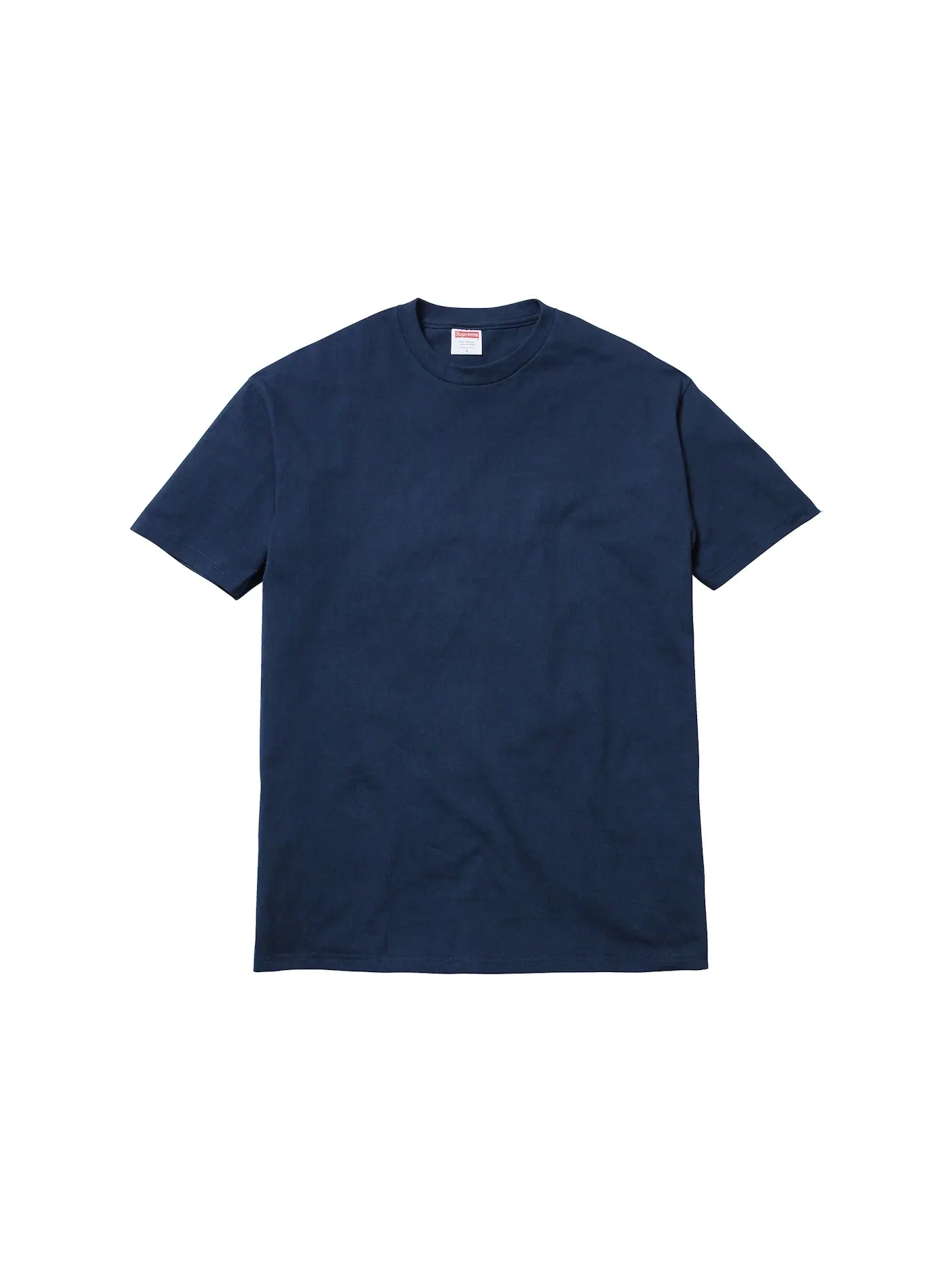 Мужская футболка с принтом Supreme Tee — изображение 2 из 2, темно-синий