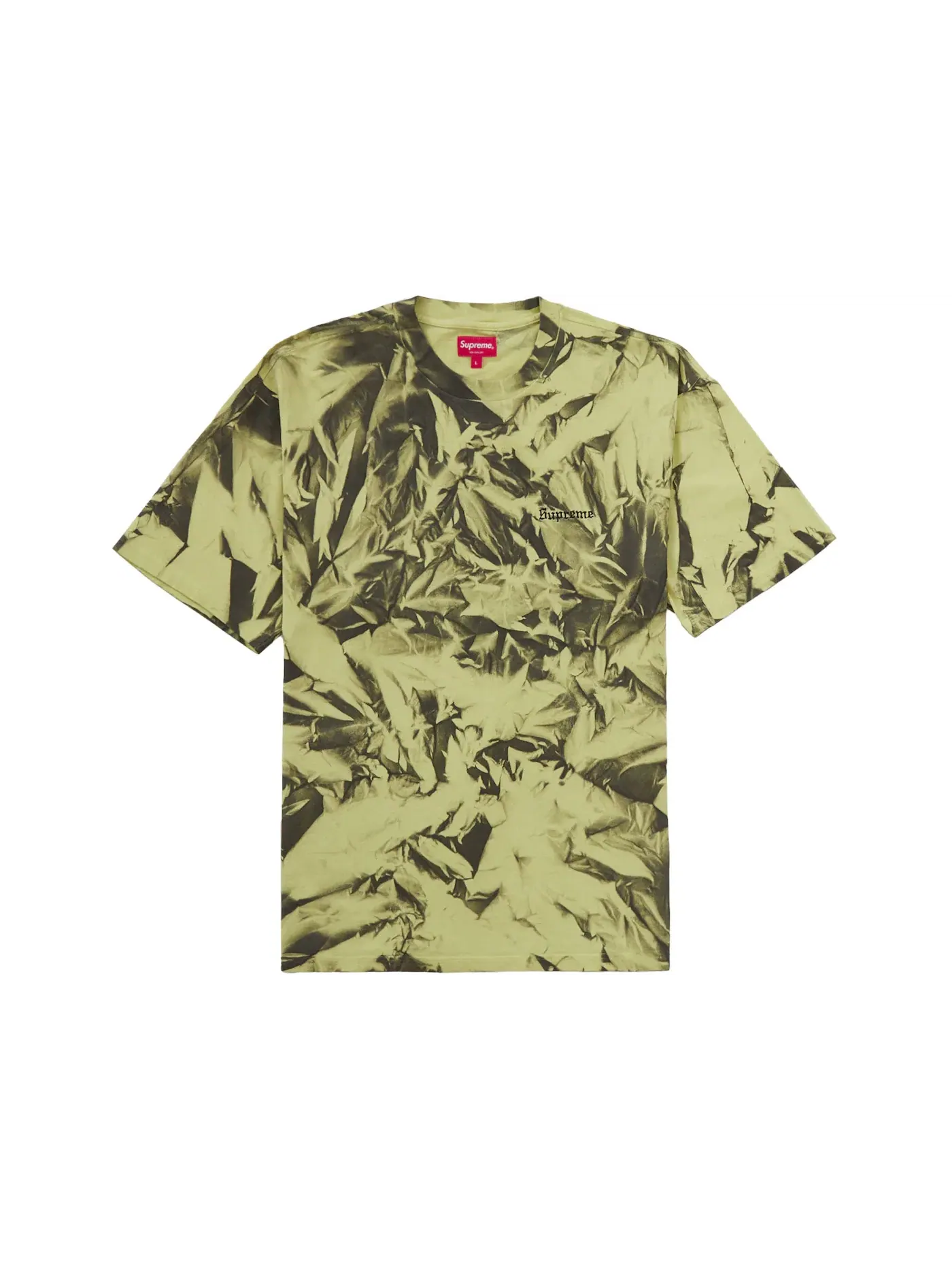 Мужская футболка Supreme — изображение 1 из 1, неоновый зеленый