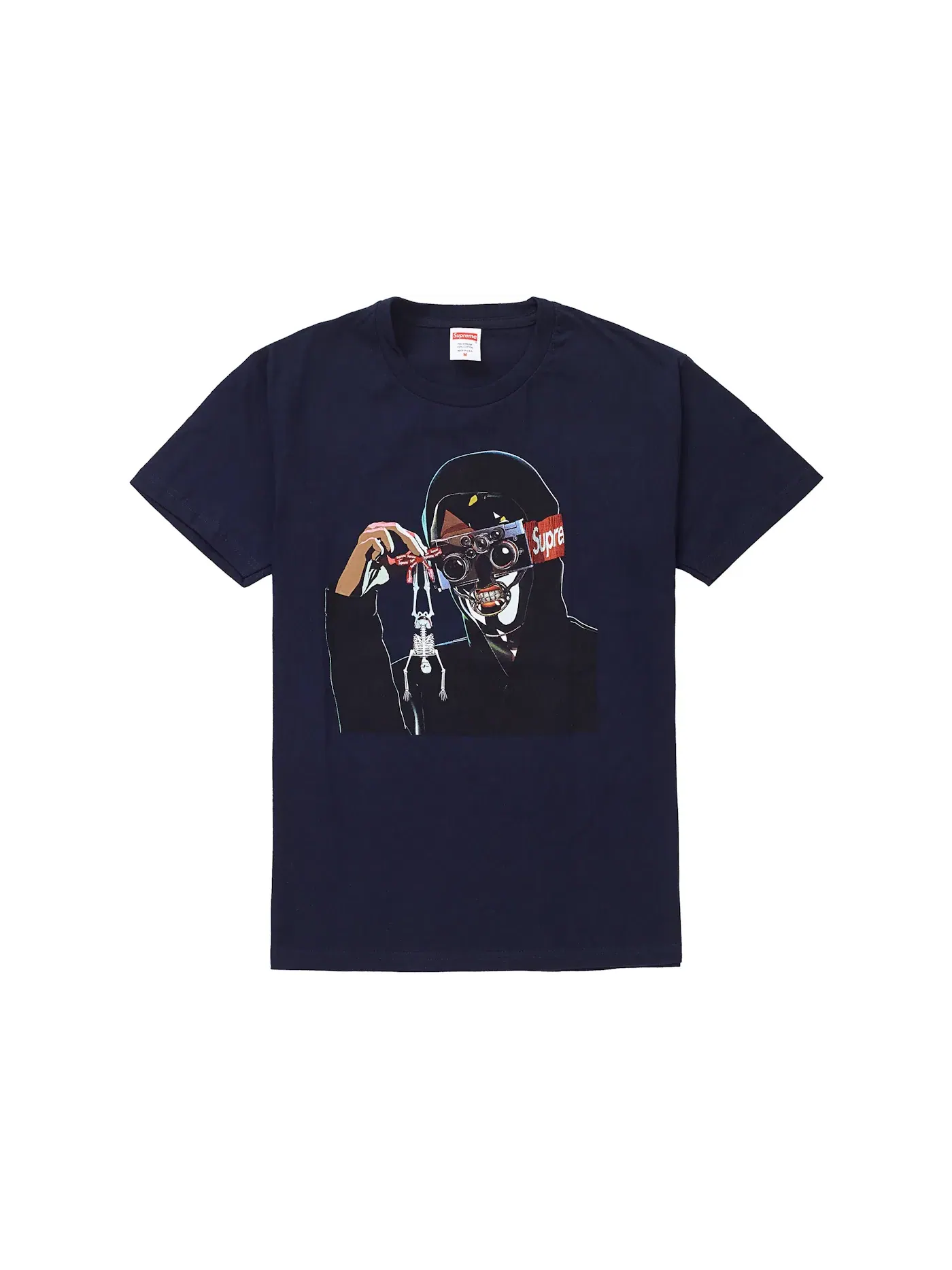 Мужская футболка с принтом Supreme Tee — изображение 1 из 1, темно-синий
