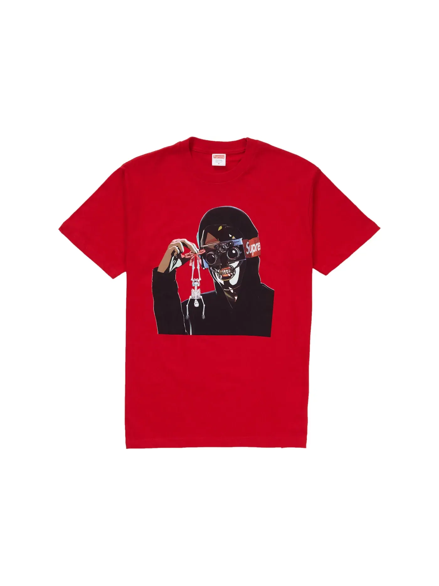 Мужская футболка с принтом Creeper Tee Supreme — изображение 1 из 1, красный