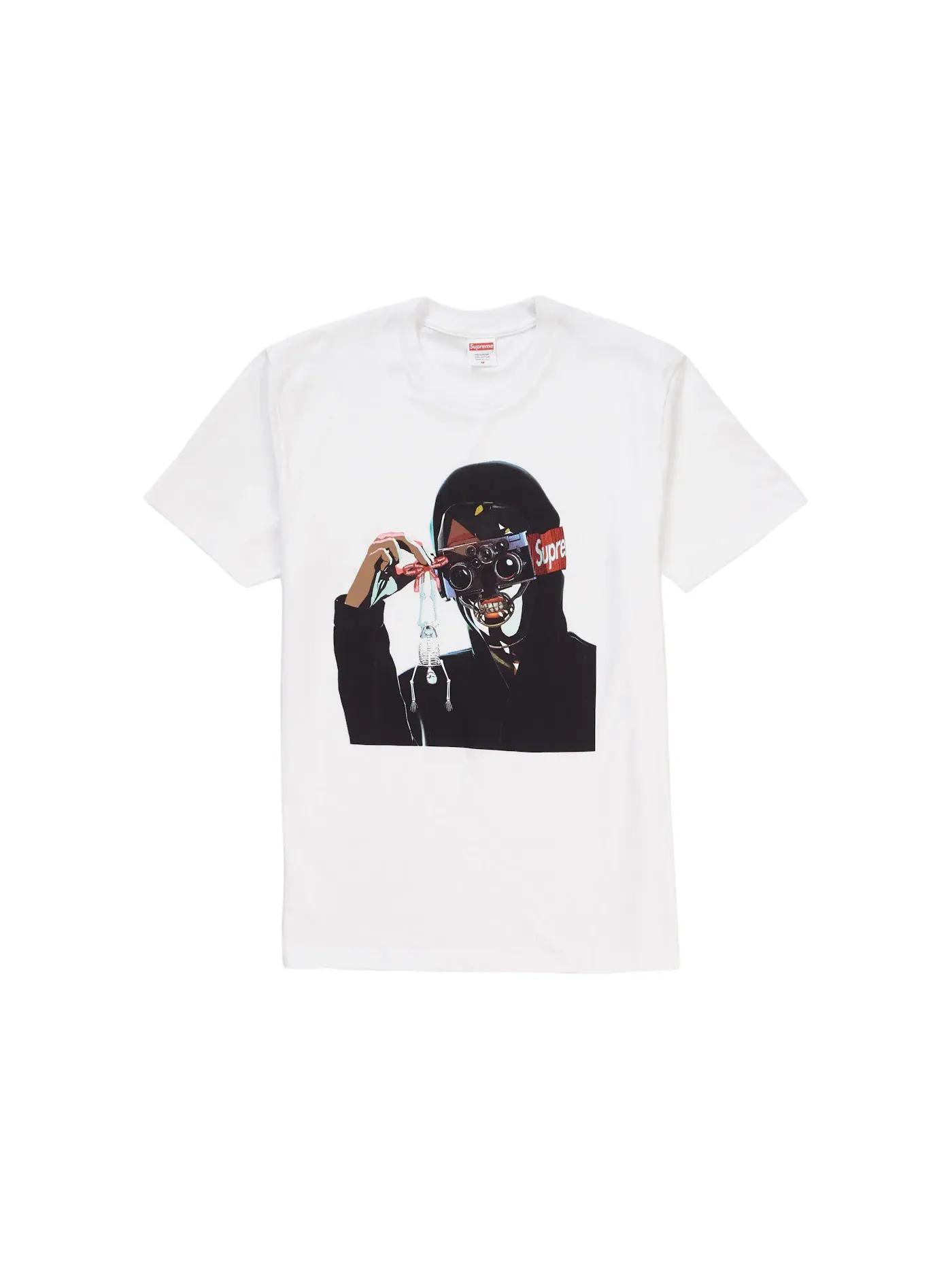 Мужская футболка с принтом Creeper Tee Supreme — изображение 1 из 1, белый