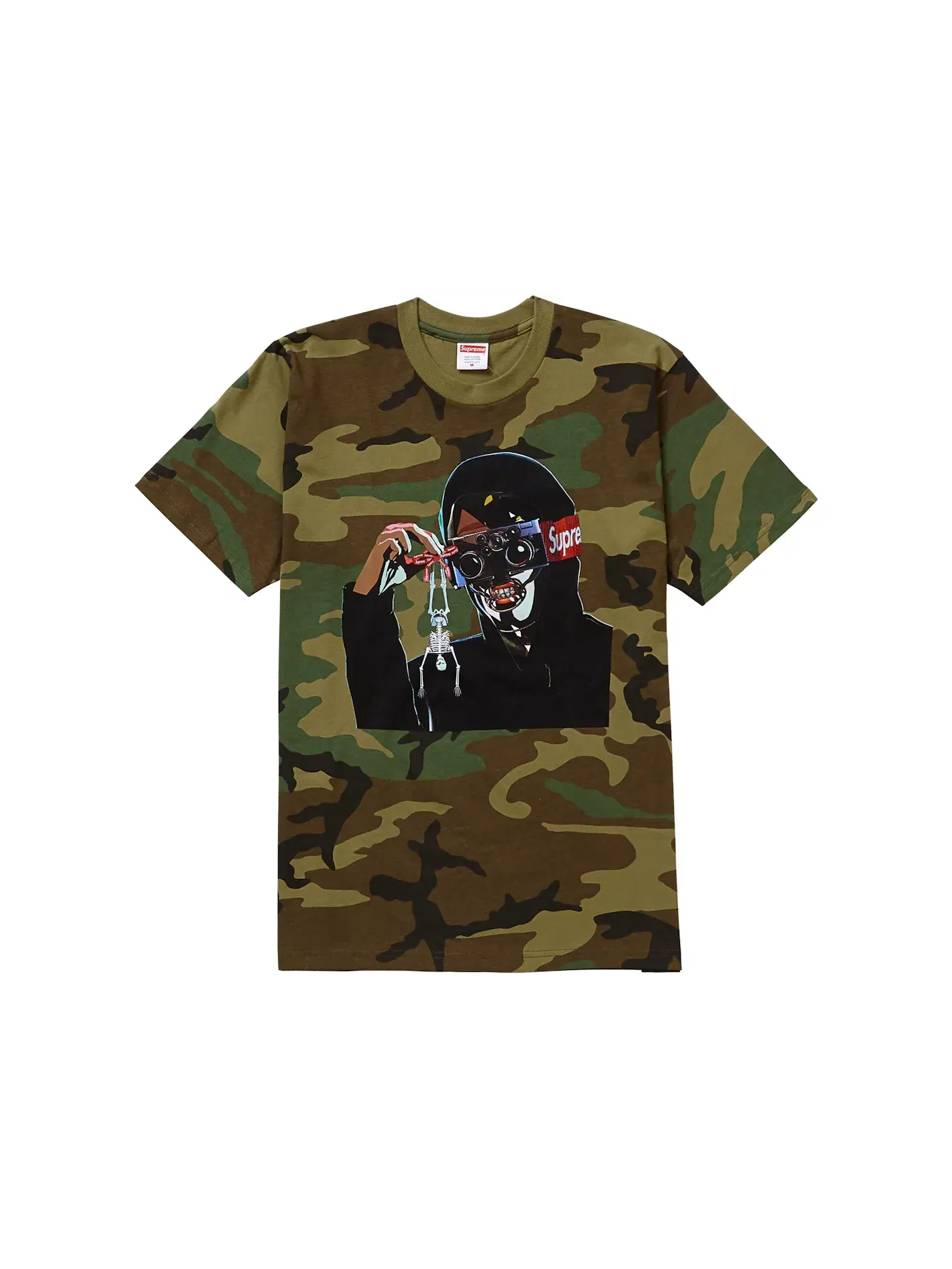Мужская футболка с принтом Supreme Tee, Woodland Camo — изображение 1 из 1