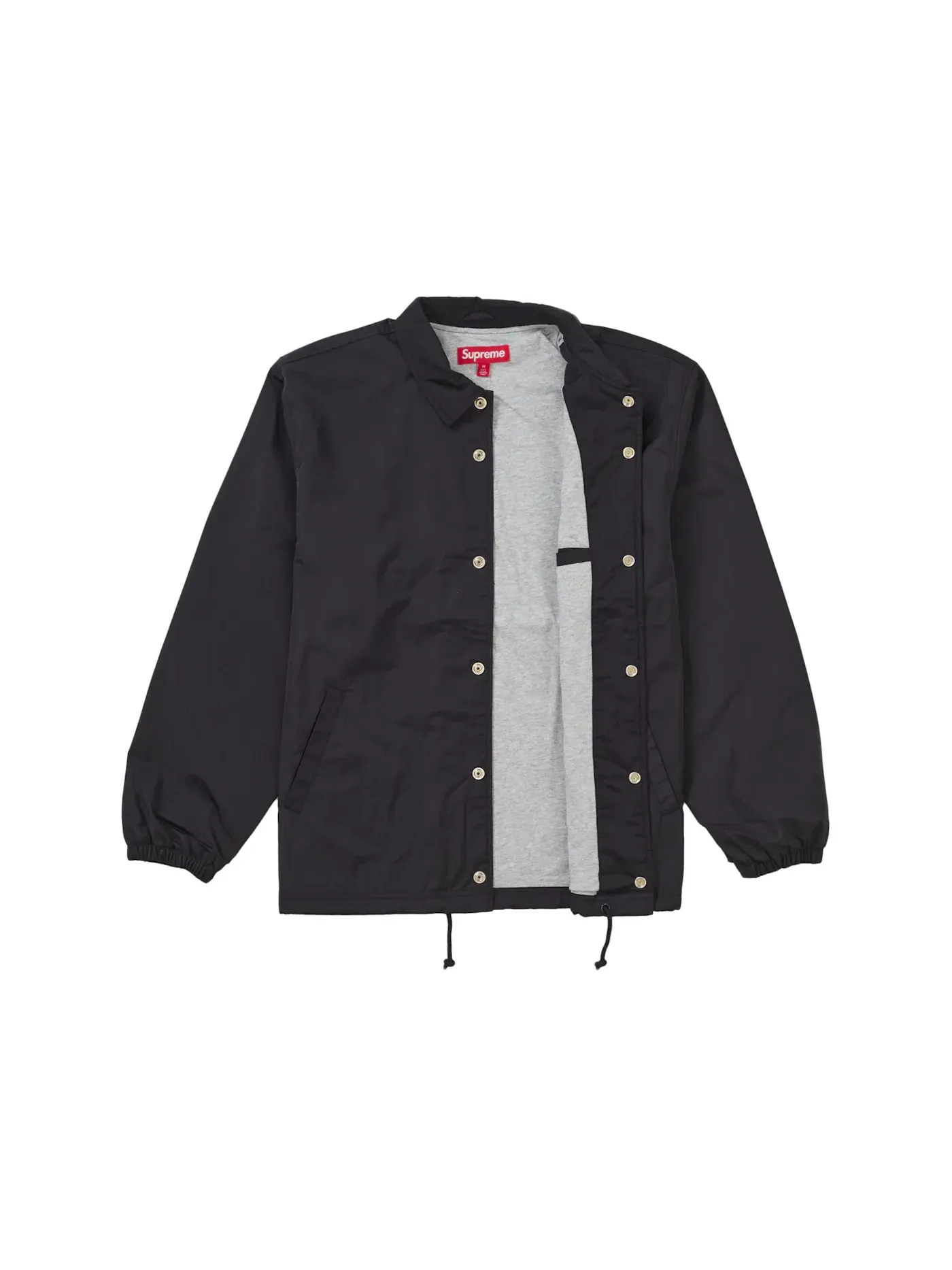 Мужская куртка с принтом Supreme Crest Coaches Jacket — изображение 3 из 3, черный