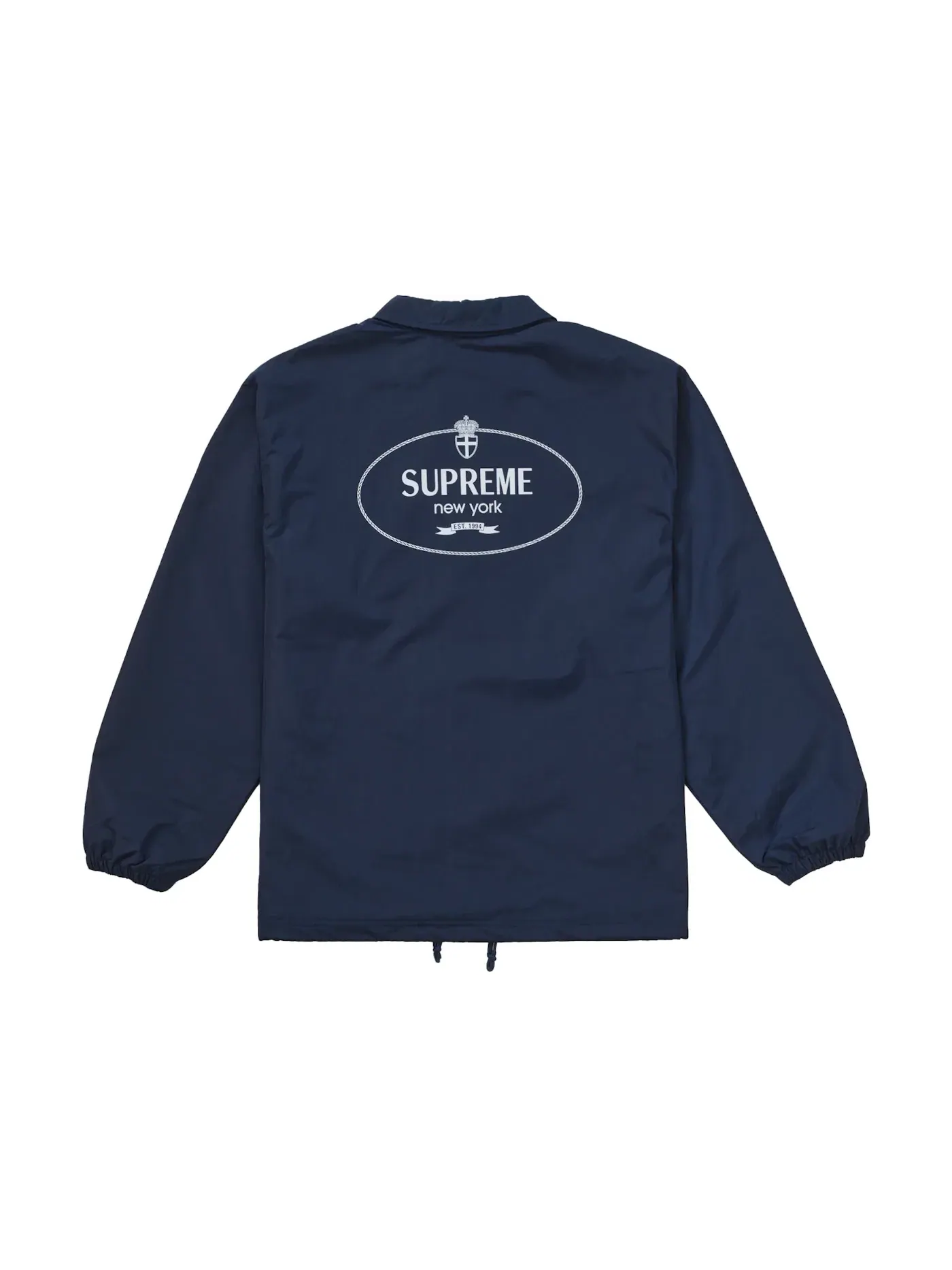 Мужская ветровка Supreme Crest Coaches Jacket Navy — изображение 1 из 3
