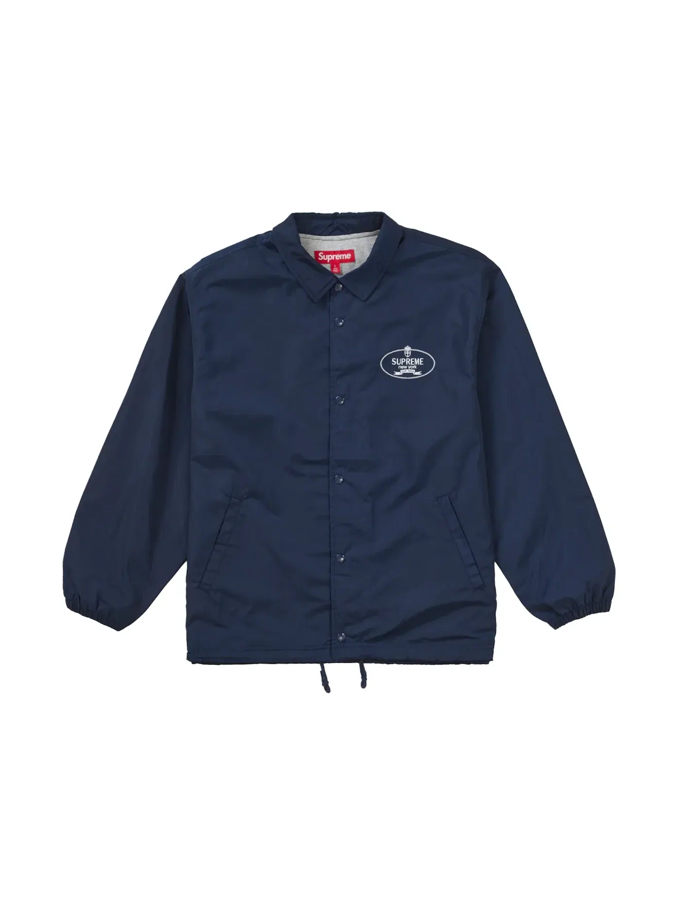Мужская ветровка Supreme Crest Coaches Jacket Navy — изображение 2 из 3