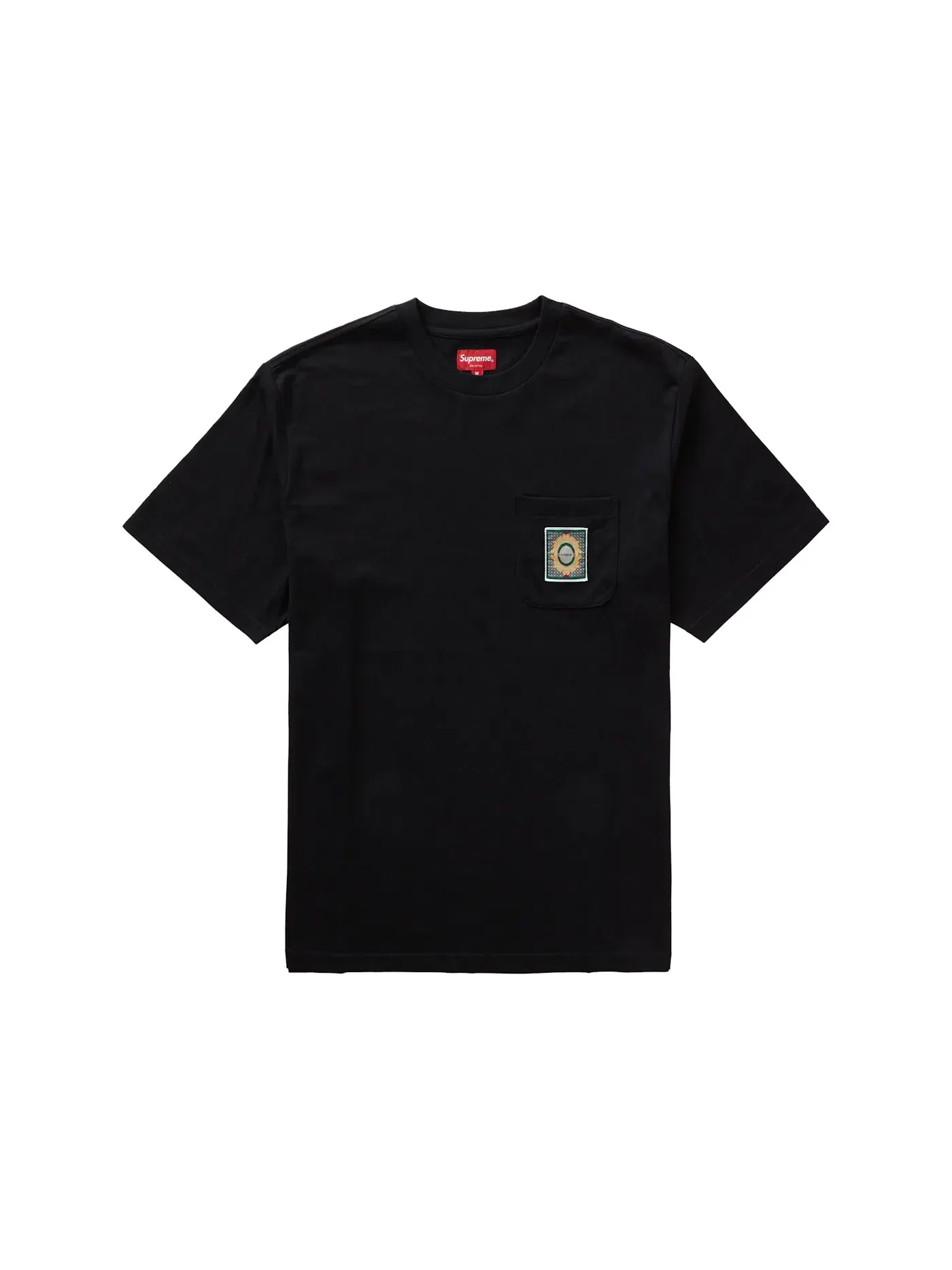 Мужская футболка с нагрудным карманом Supreme Pocket Tee — изображение 1 из 1, черный
