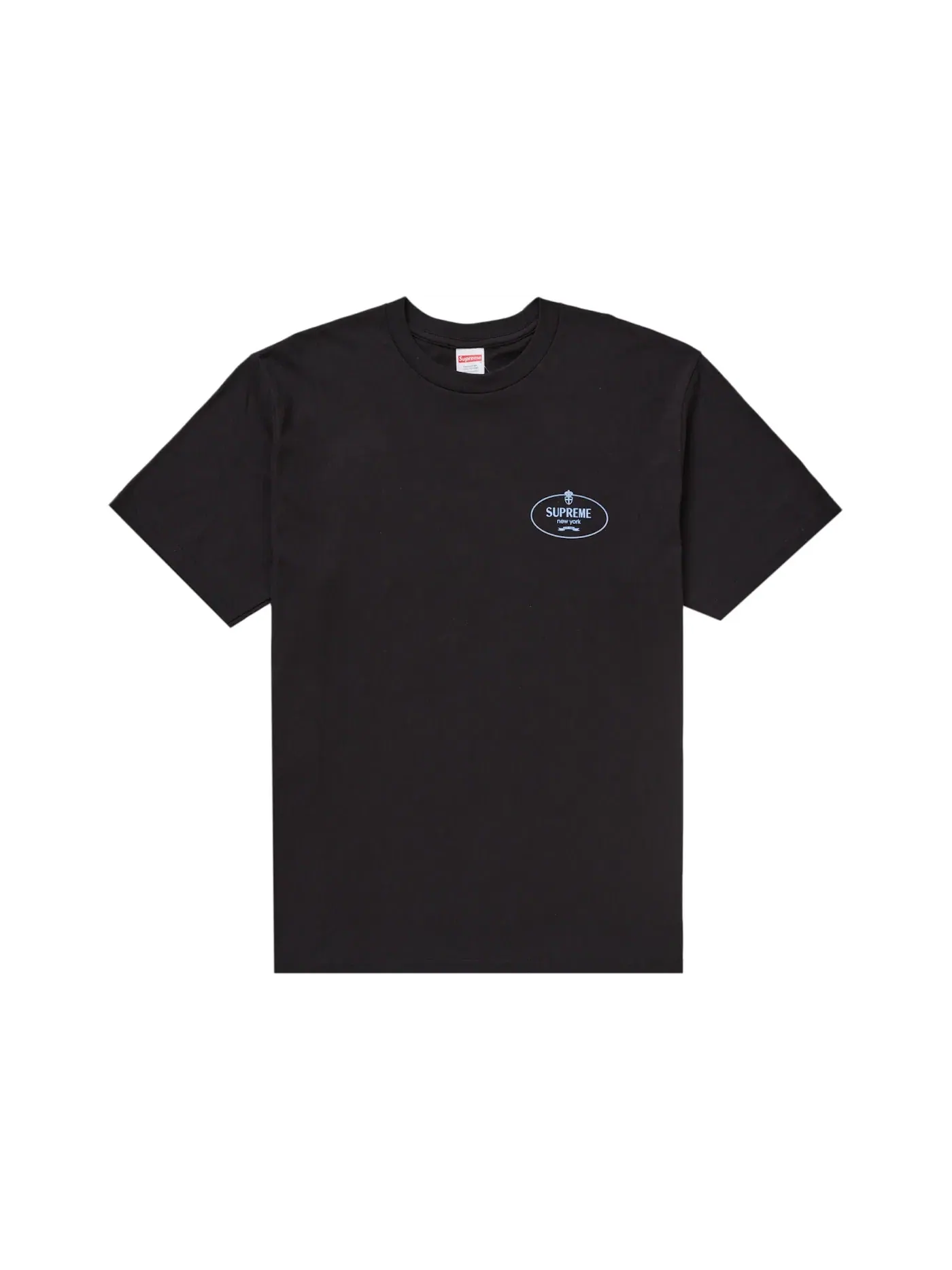 Мужская футболка с принтом Supreme Tee (FW24) — изображение 1 из 2, черный