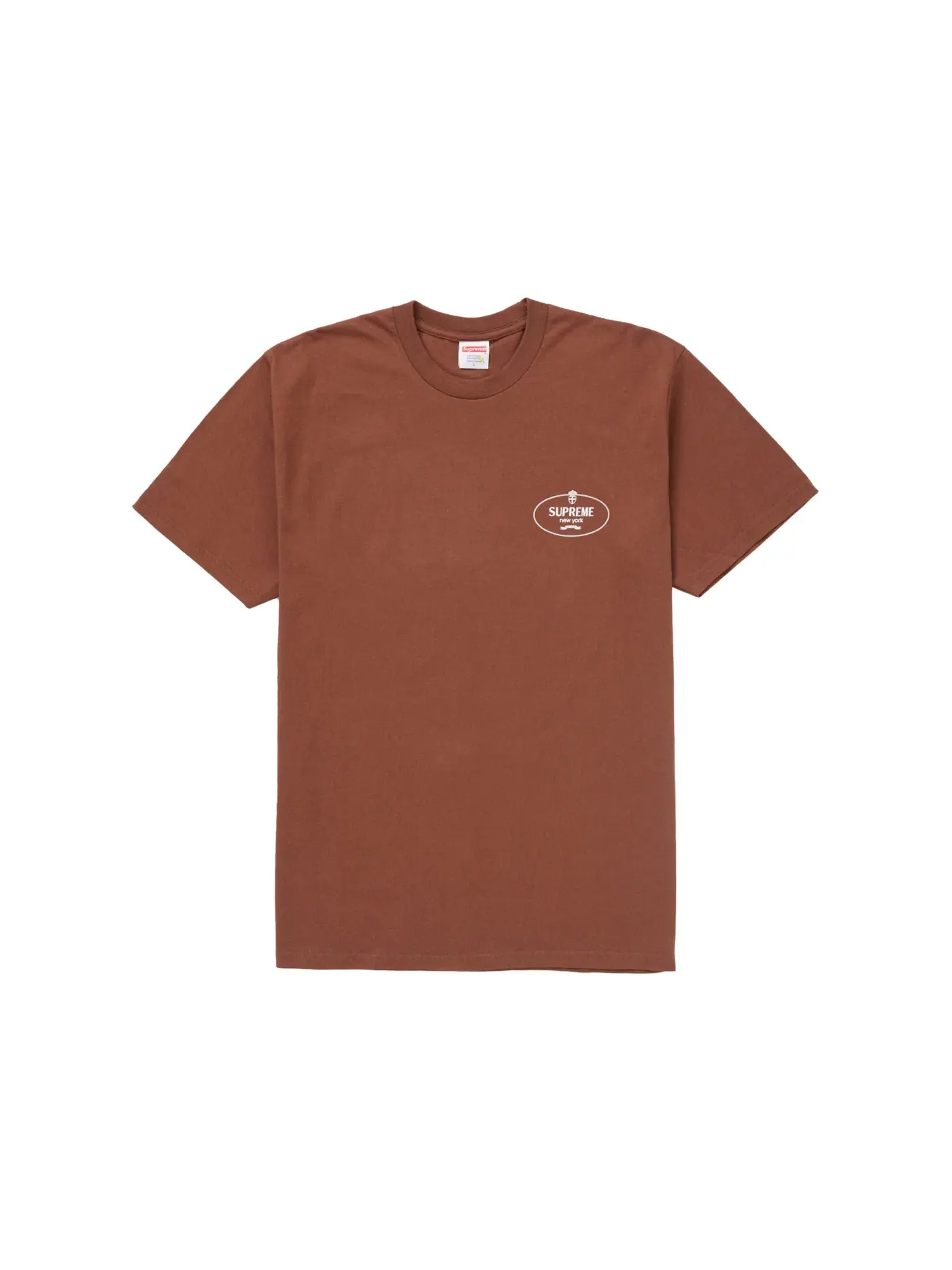 Мужская футболка Supreme Tee (FW24) — изображение 1 из 2, коричневый