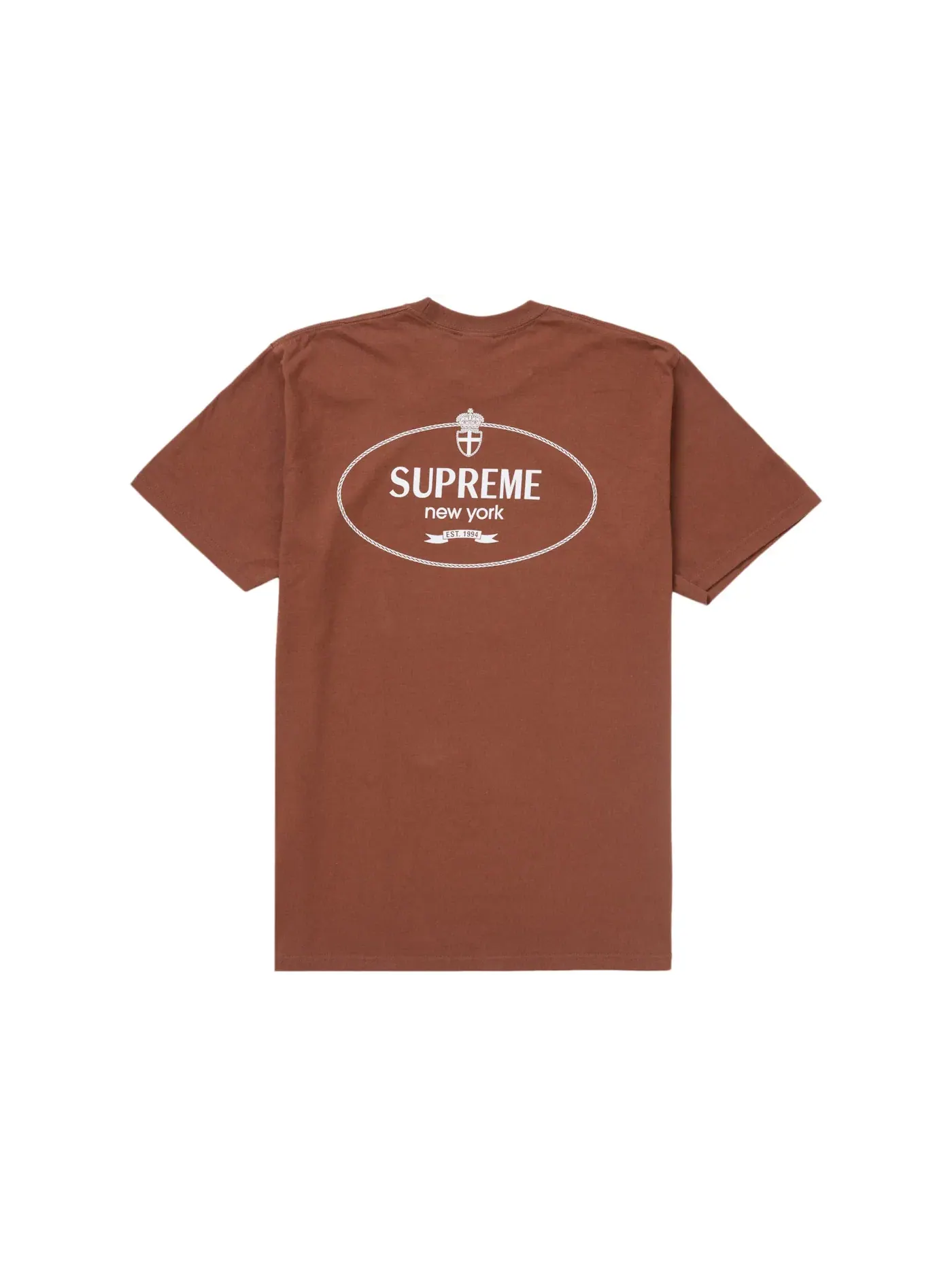Мужская футболка Supreme Tee (FW24) — изображение 2 из 2, коричневый