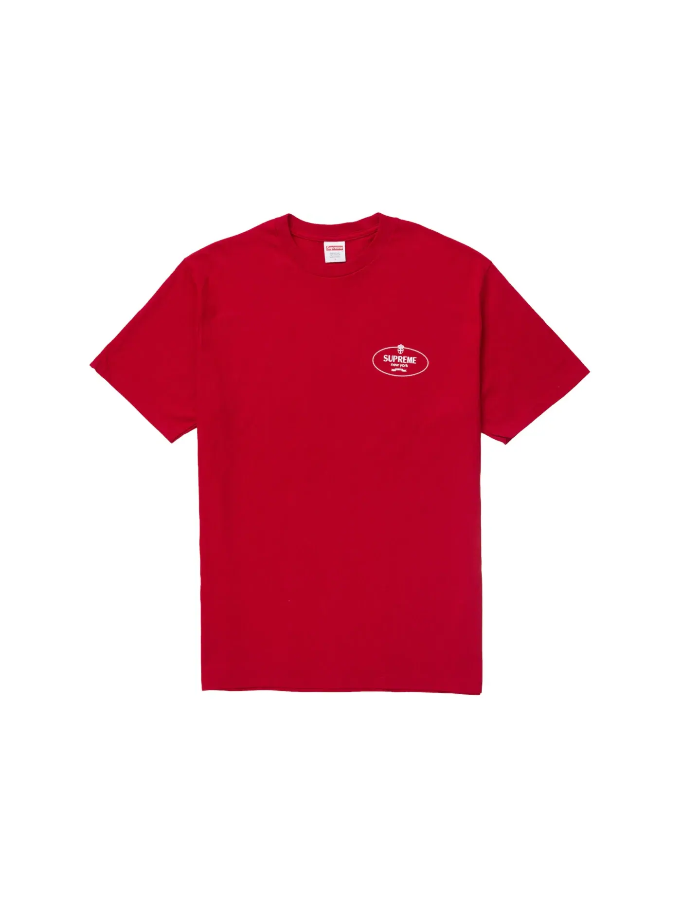 Мужская футболка с принтом Supreme Tee (FW24) — изображение 1 из 2, красный