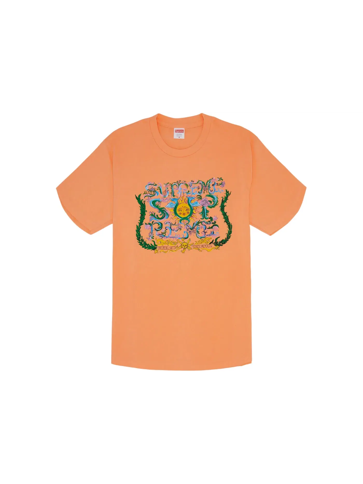 Мужская футболка с принтом Supreme Tee — изображение 1 из 1, персиковый