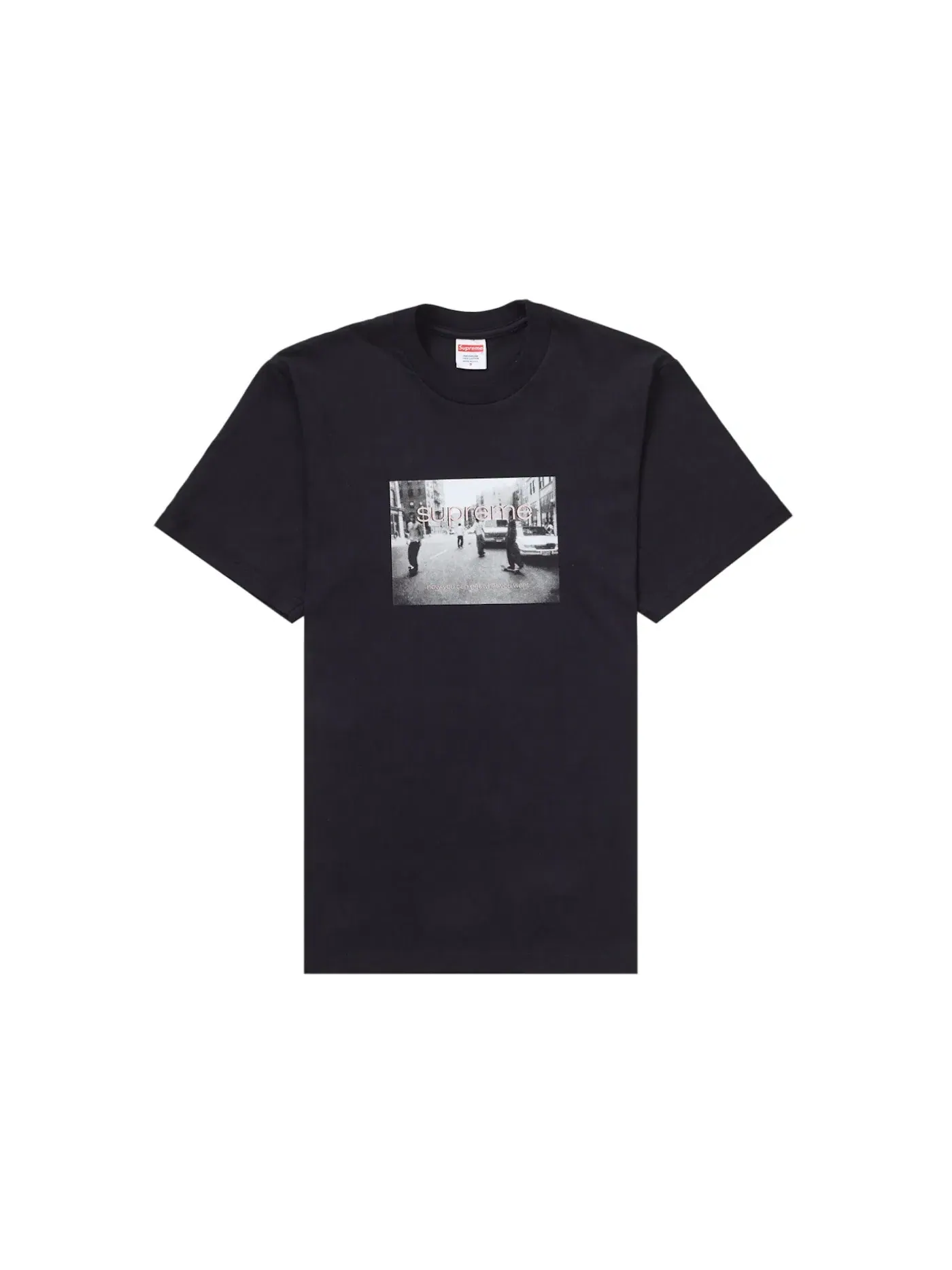 Мужская футболка с принтом Supreme Tee — изображение 1 из 1, черный