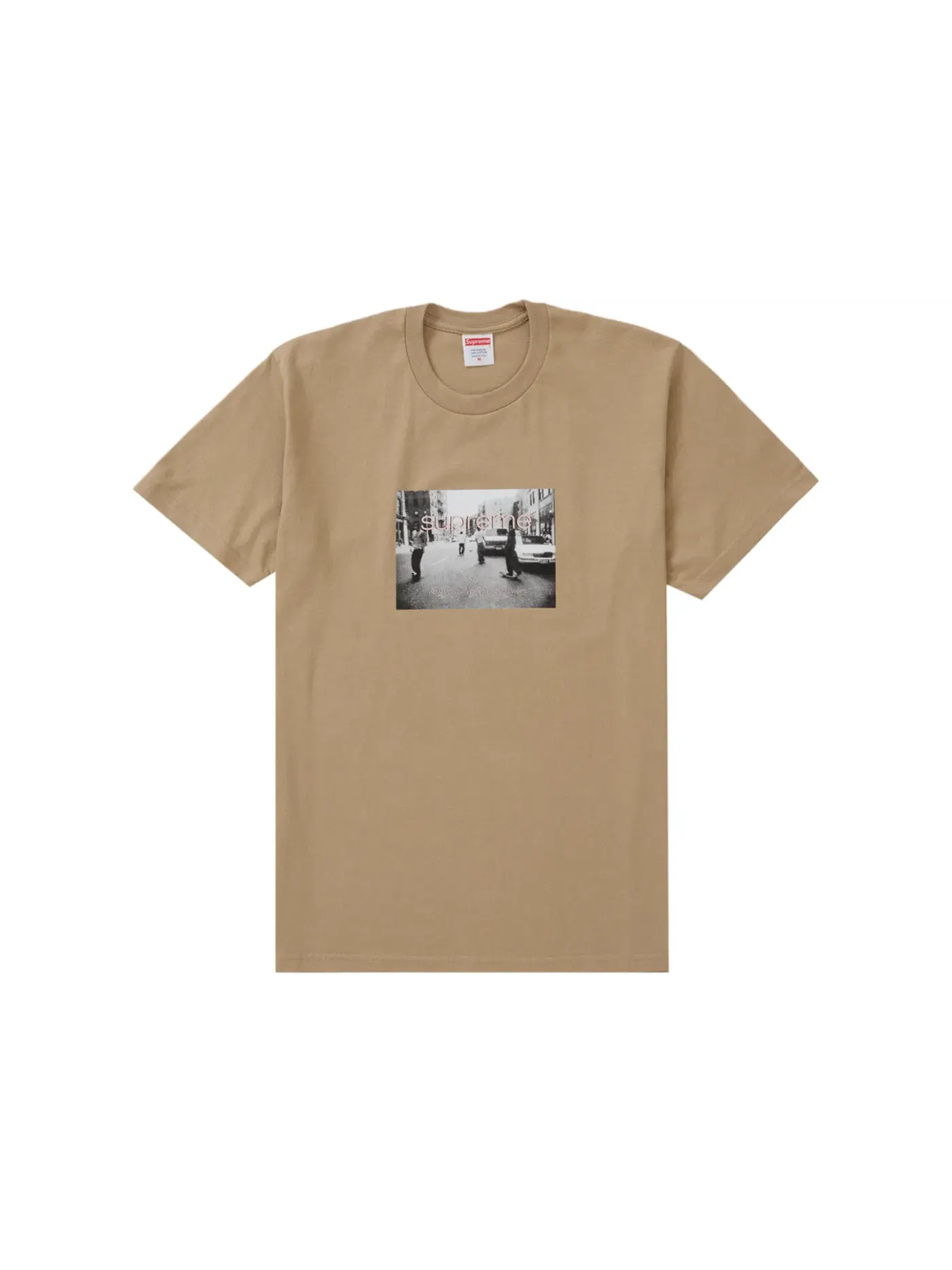 Мужская футболка Supreme Crew 96 Tee — изображение 1 из 1, хаки