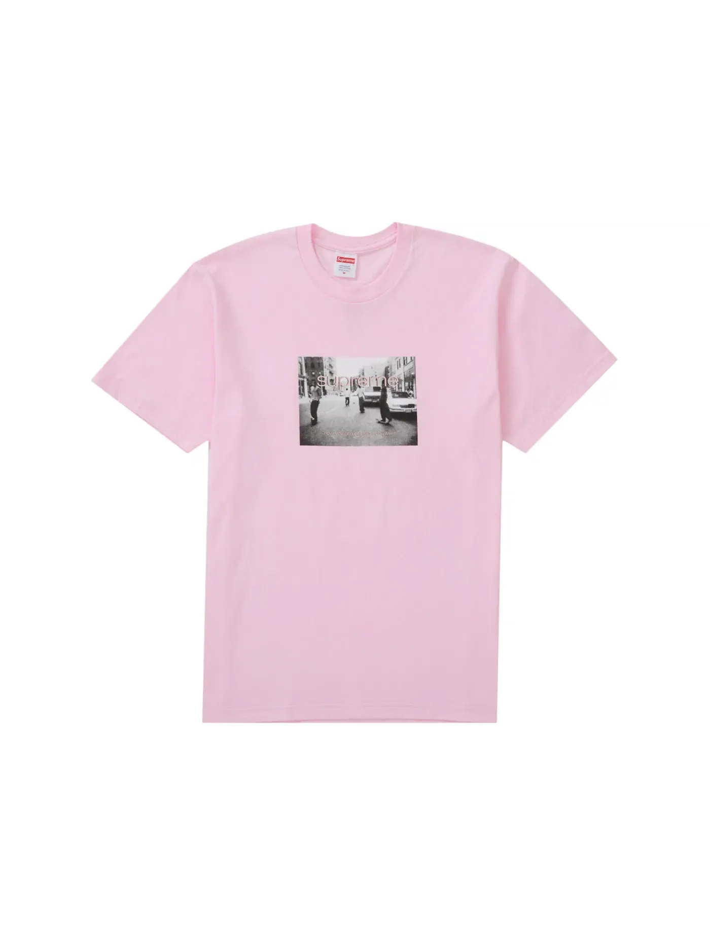 Мужская футболка Supreme Crew 96 Tee — изображение 1 из 1, розовый