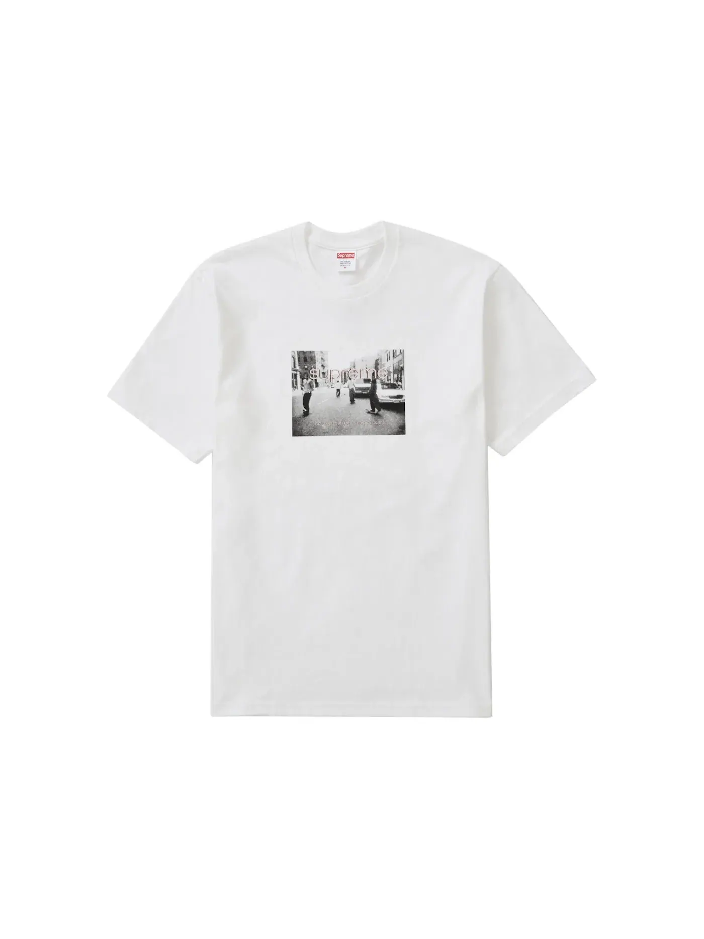 Мужская футболка с принтом Supreme Crew 96 Tee — изображение 1 из 1, белый